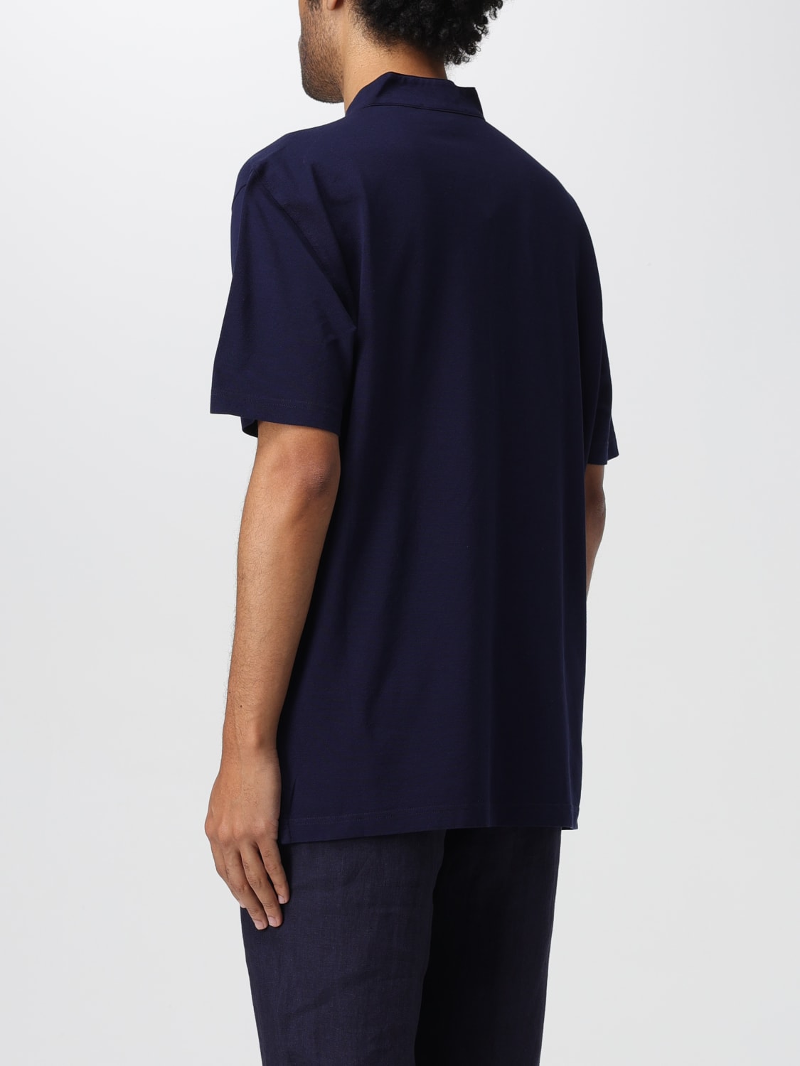 SEASE POLO SHIRT: Sease jersey polo shirt, Blue - Img 2