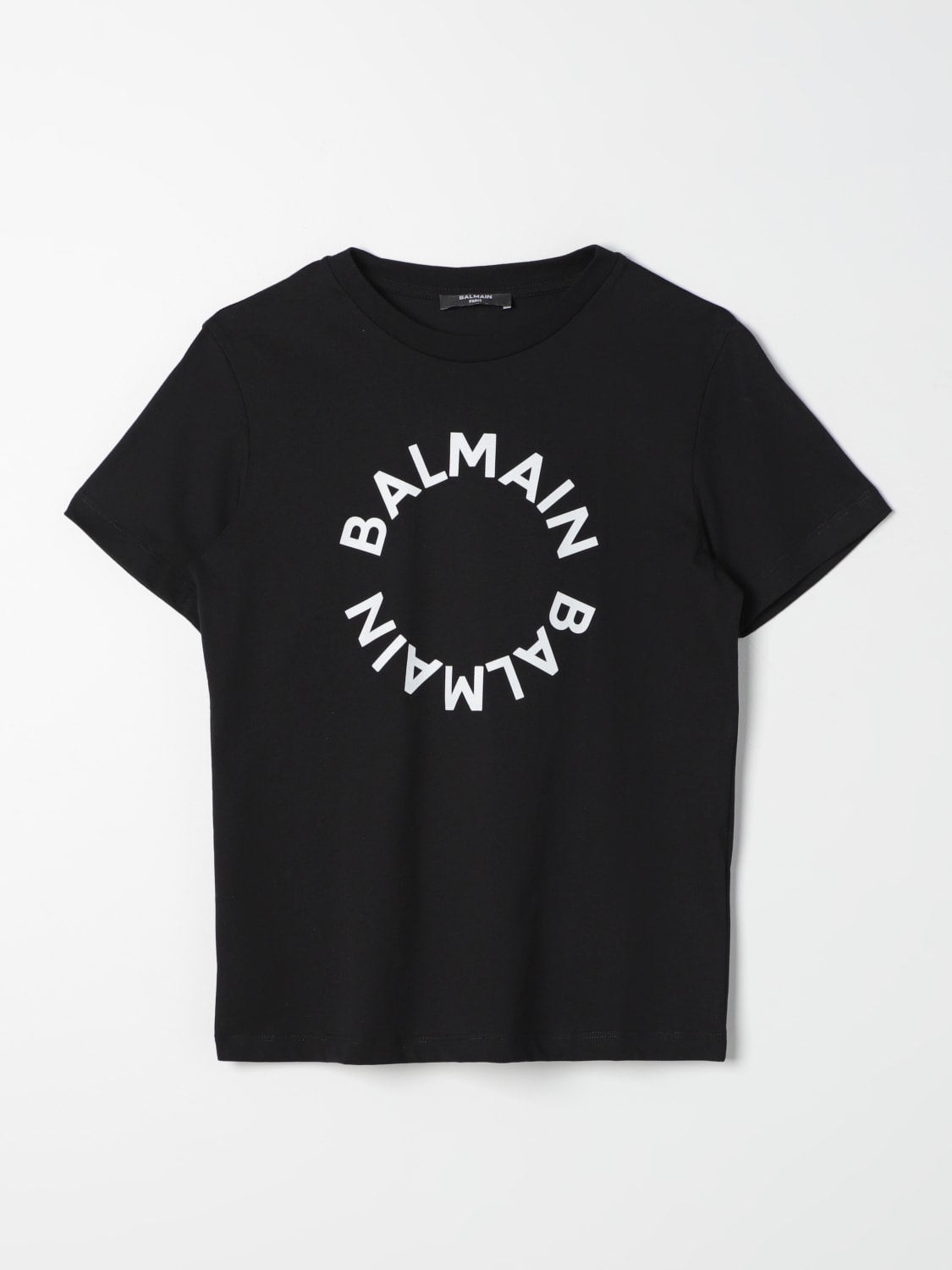 BALMAIN ФУТБОЛКА: Футболка Детское Balmain Kids, Черный - Img 1