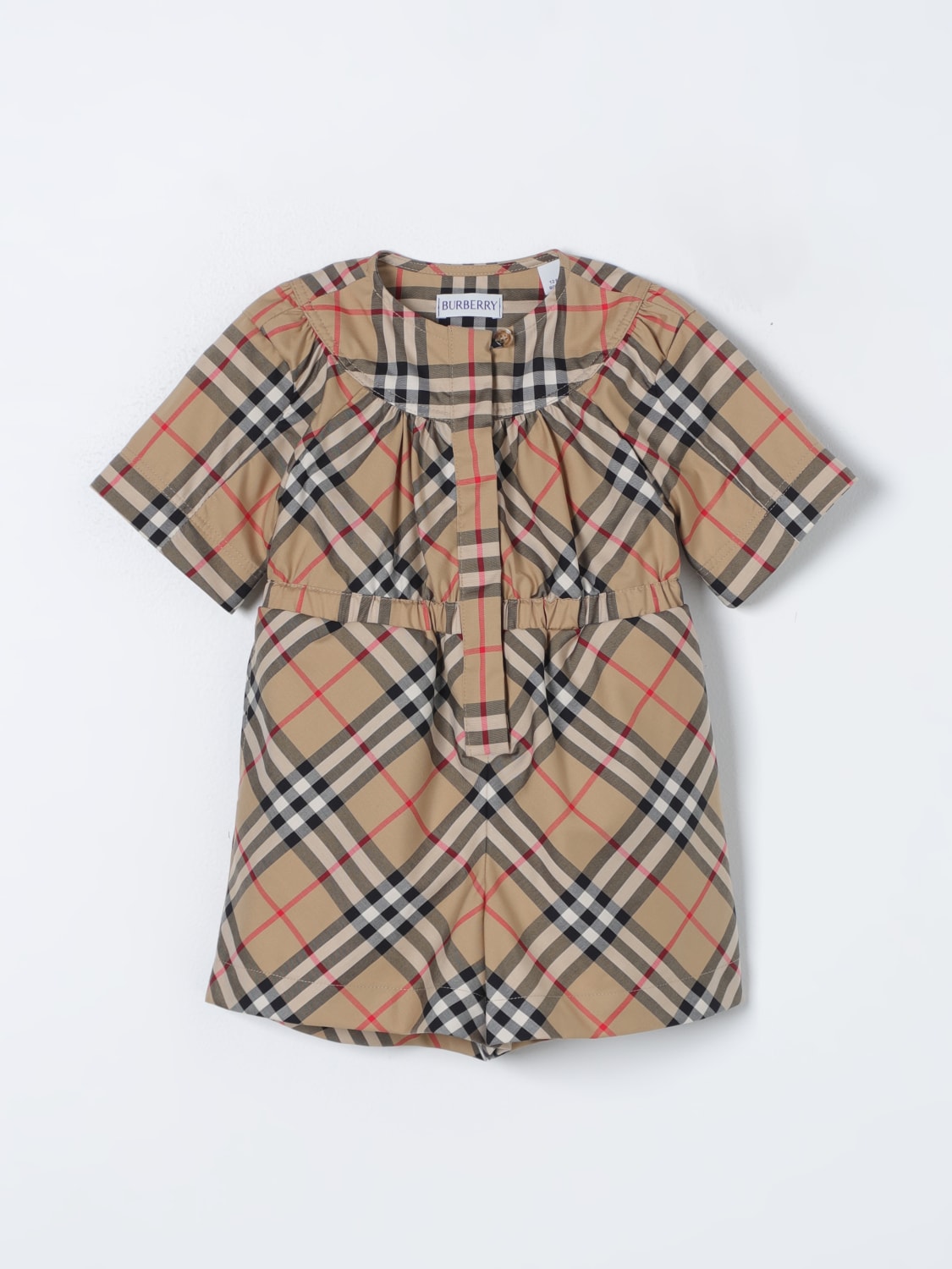 BURBERRY ABITO: Abito bambino Burberry Kids, Beige - Img 1