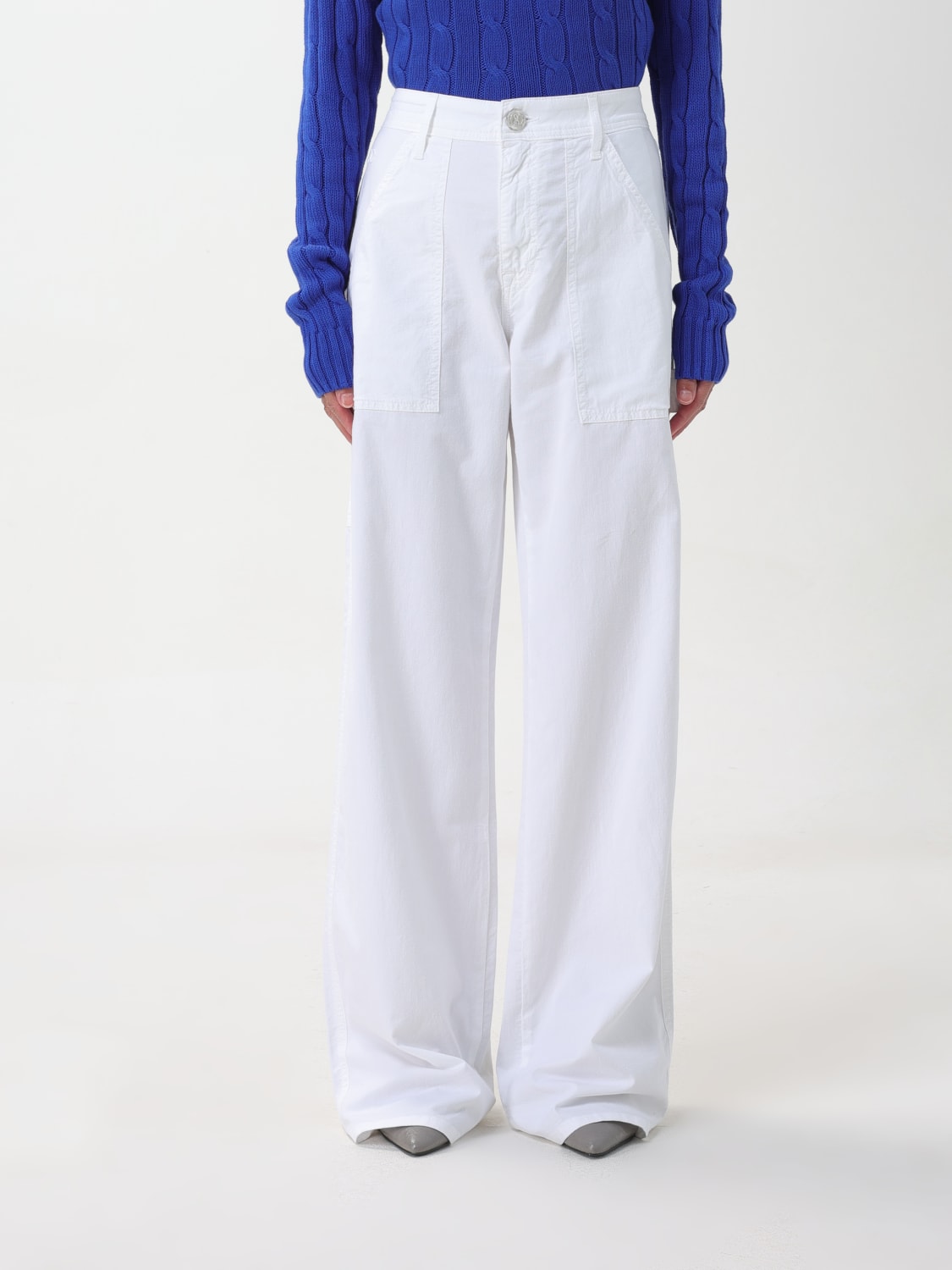 JACOB COHEN PANTS: Pants woman Jacob Cohen, White - Img 1