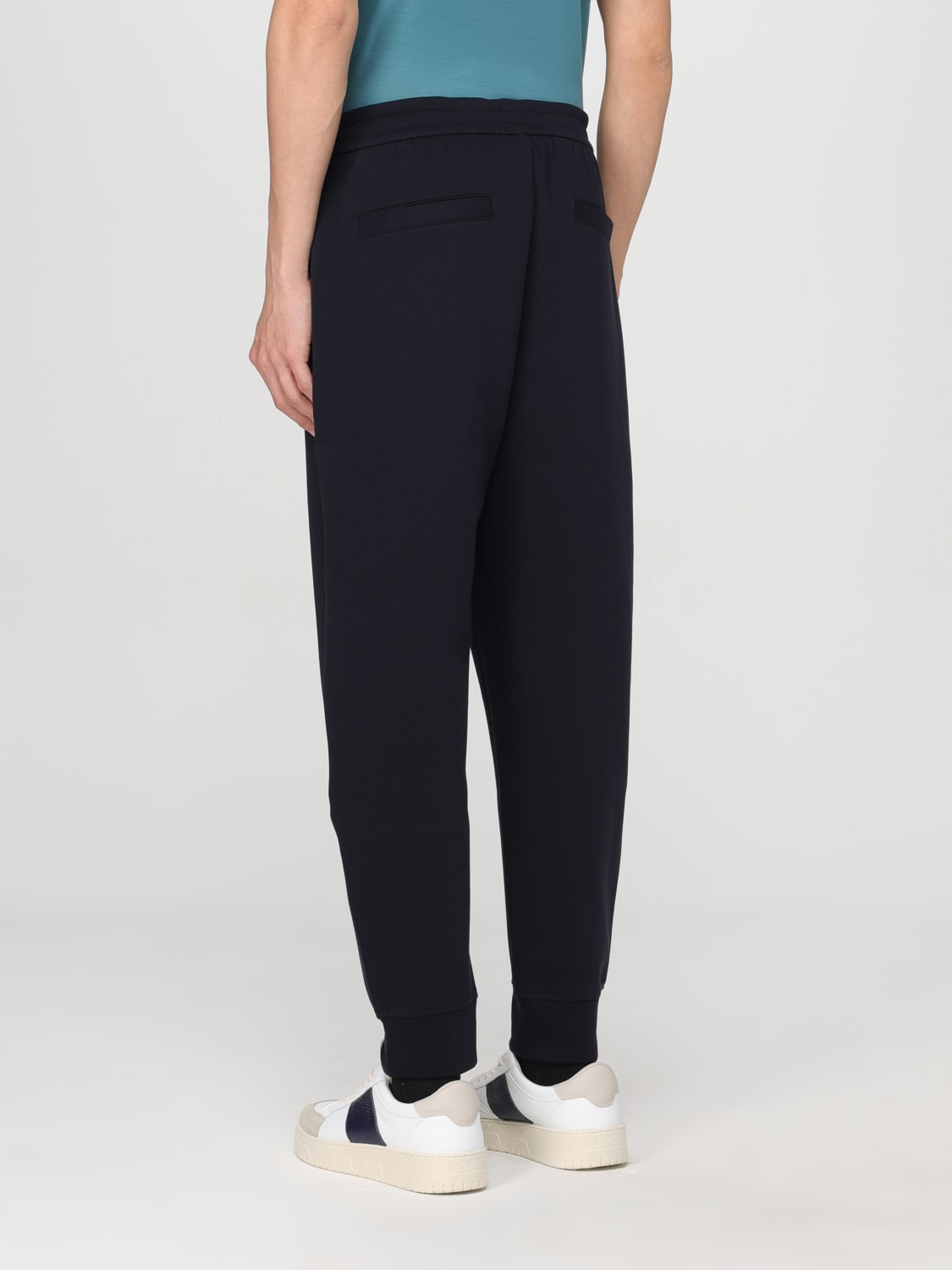 EMPORIO ARMANI PANTALONE: Pantalone Emporio Armani in misto cotone , Blue - Img 2