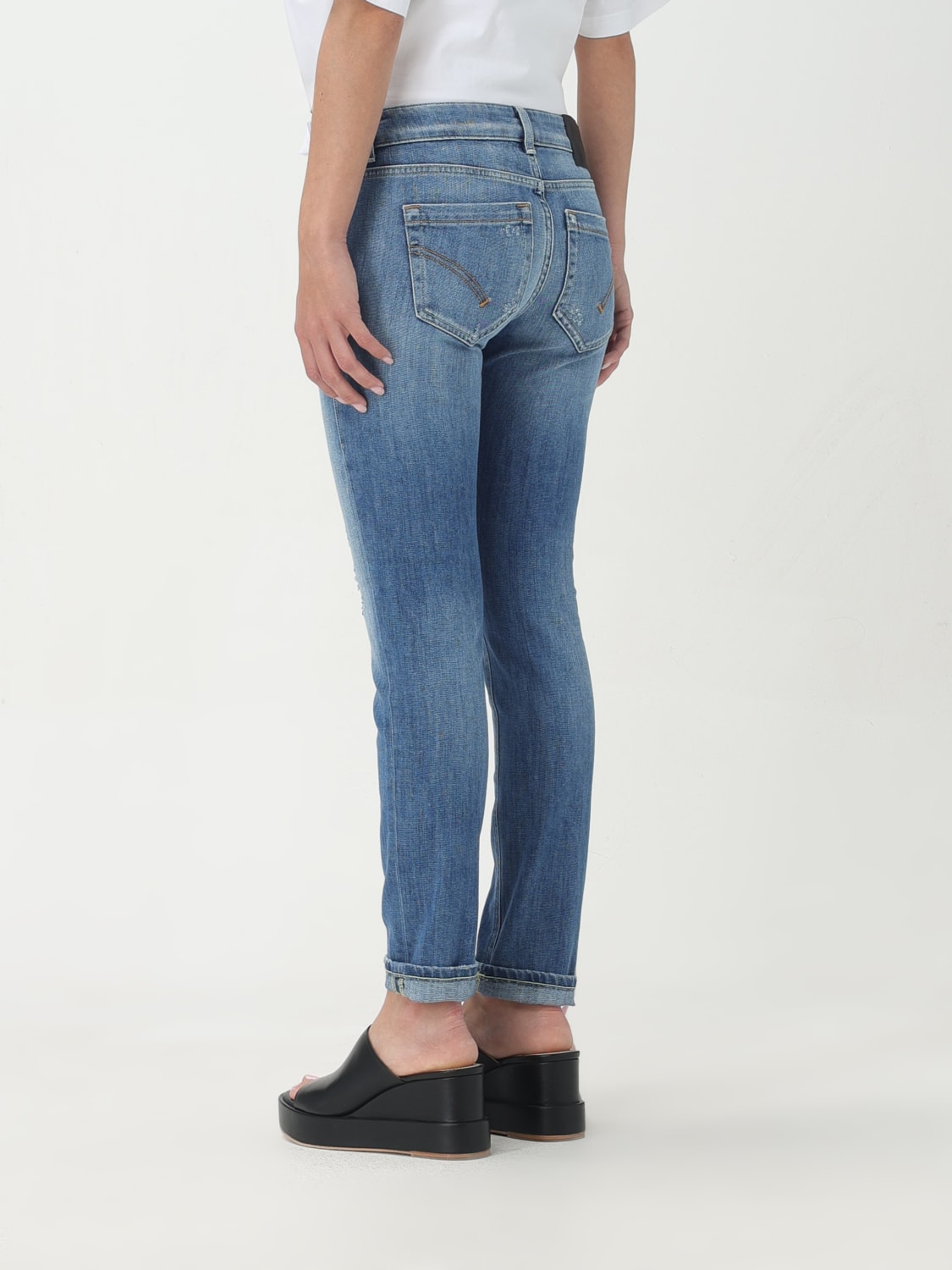 DONDUP JEANS: Jeans basic Dondup in denim , Blue - Img 2