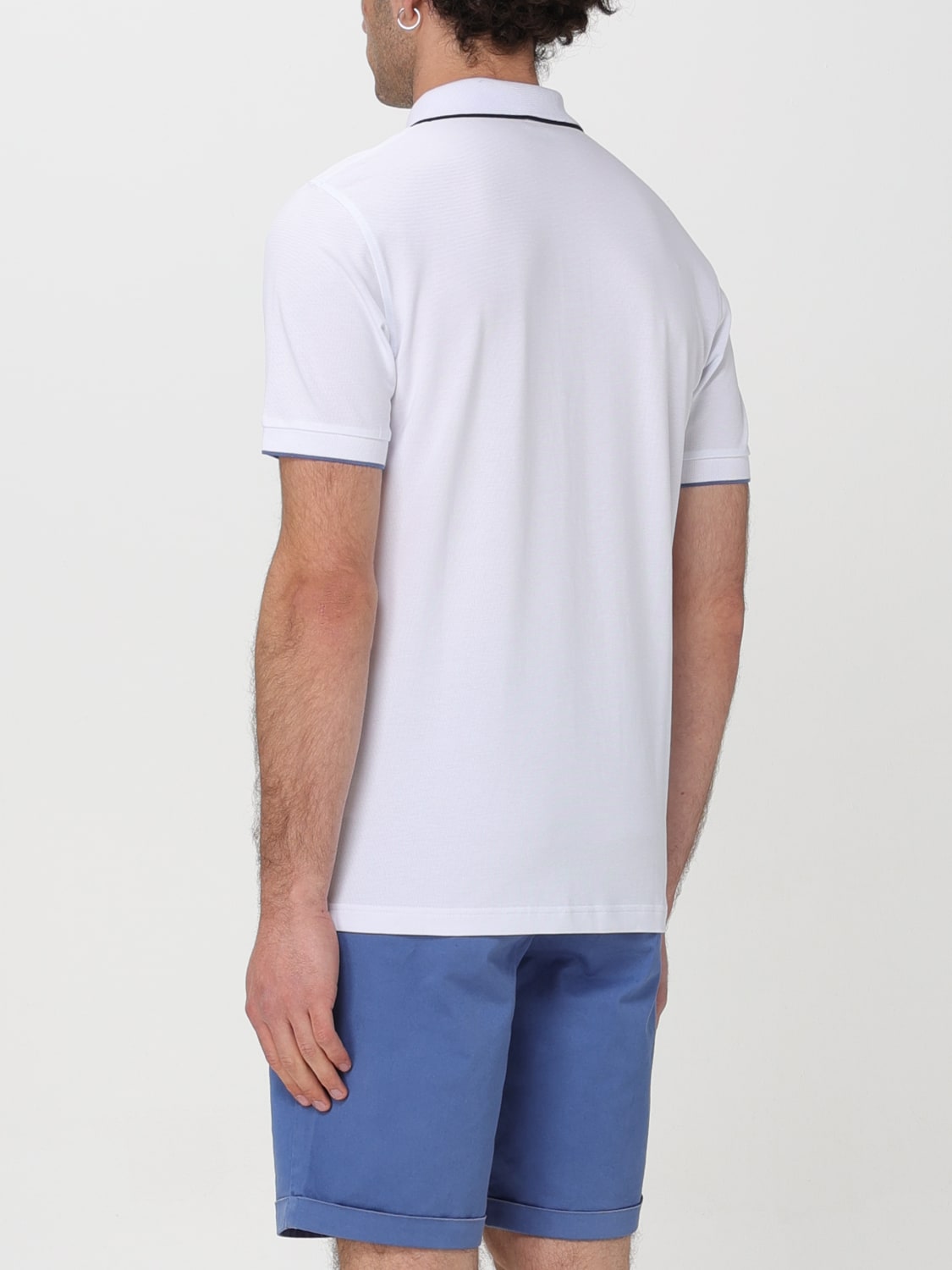 SUN68 POLO SHIRT: Polo shirt men Sun 68, White - Img 2