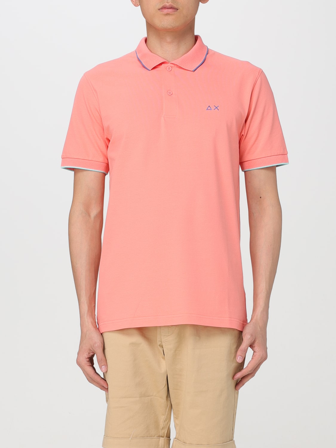 SUN 68 POLO SHIRT: Polo shirt men Sun 68, Pink - Img 1