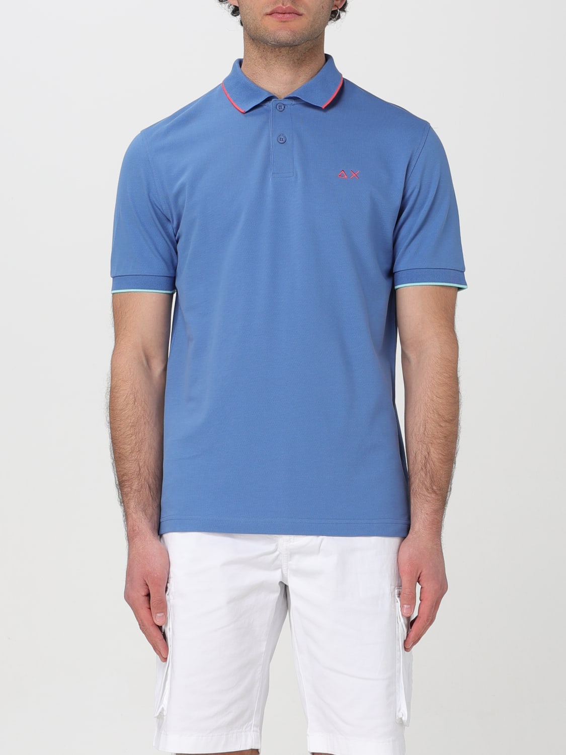 SUN68 POLO: Polo Sun 68 in cotone , Avion - Img 1