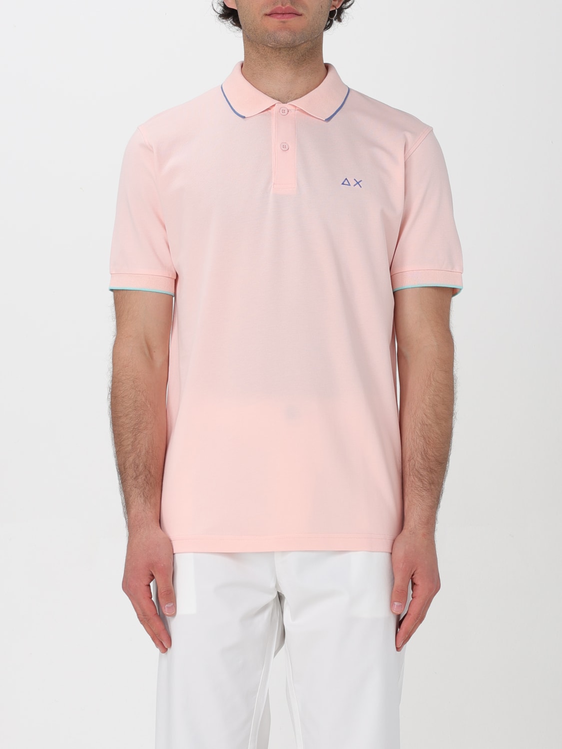 SUN68 POLO: Polo Sun 68 in cotone , Confetto - Img 1