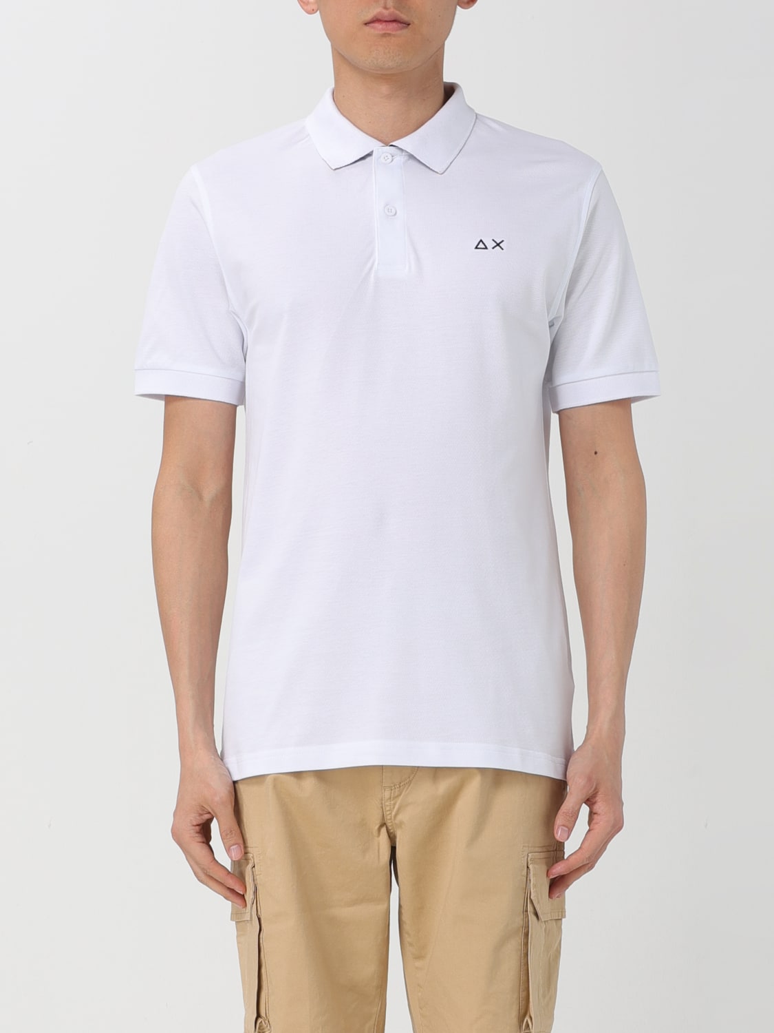 SUN 68 POLO SHIRT: Polo shirt men Sun 68, White - Img 1