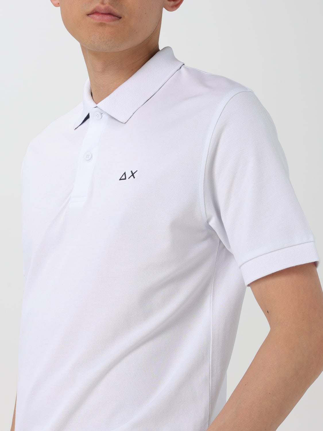 SUN 68 POLO SHIRT: Polo shirt men Sun 68, White - Img 3