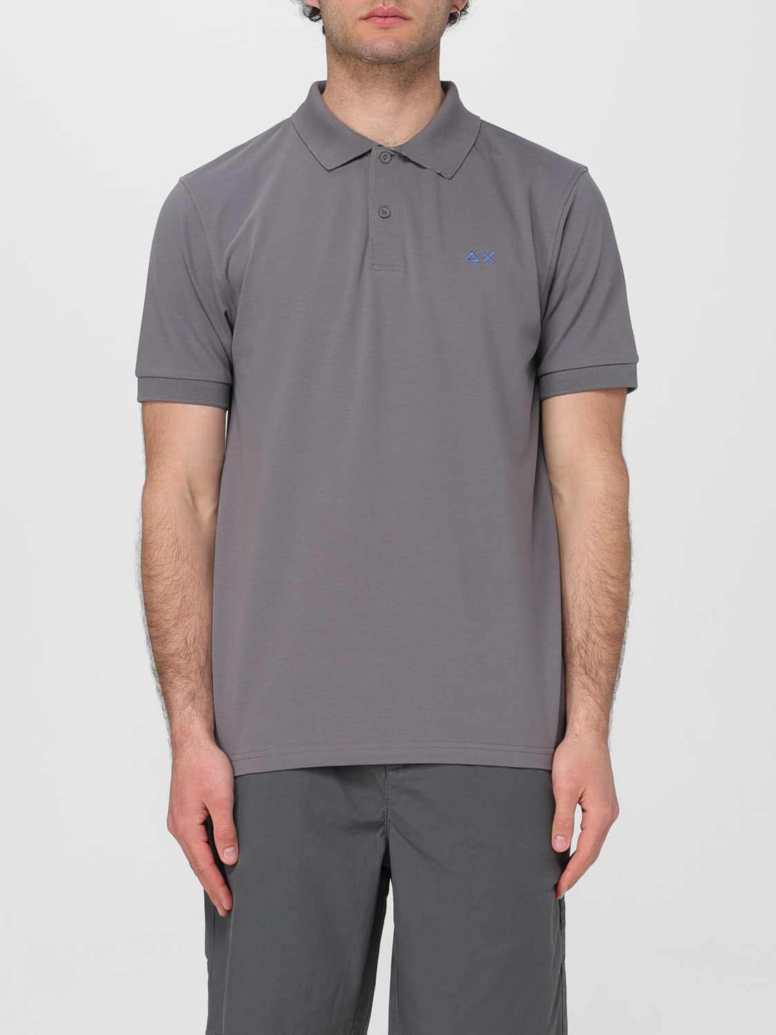 SUN 68 POLO SHIRT: Polo shirt men Sun 68, Ink - Img 1