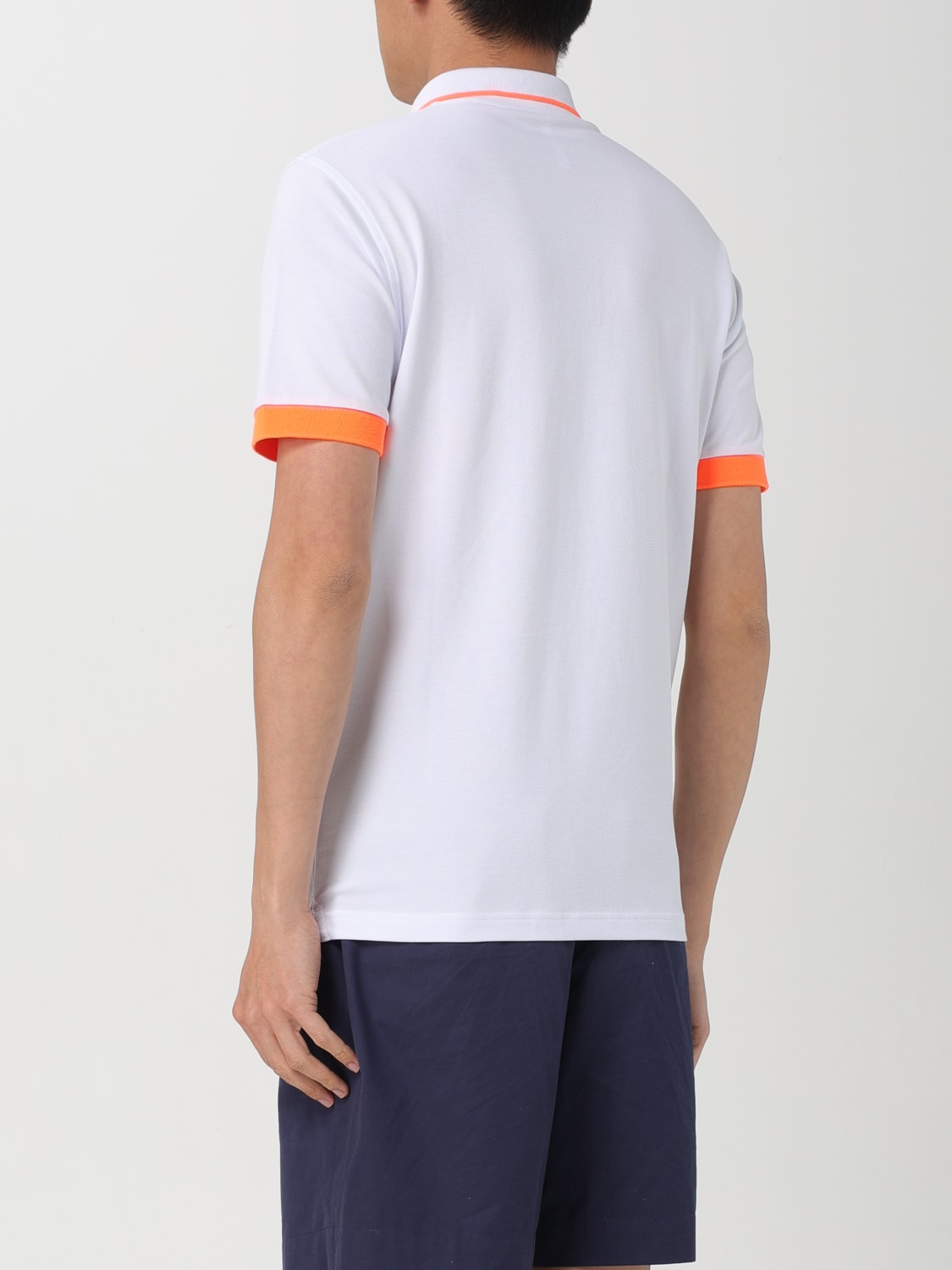 SUN 68 POLO SHIRT: Polo shirt men Sun 68, White - Img 2