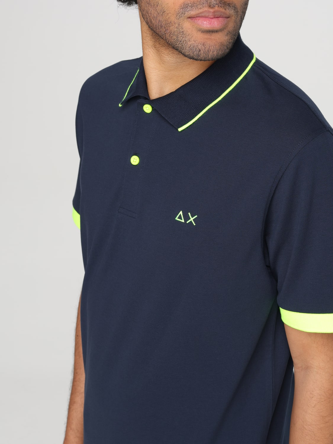 SUN68 POLO SHIRT: Polo shirt men Sun 68, Navy - Img 3