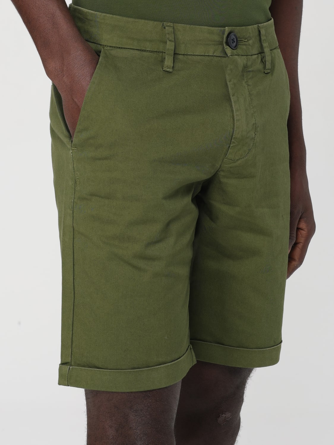 SUN68 SHORTS: Short men Sun 68, Green - Img 3