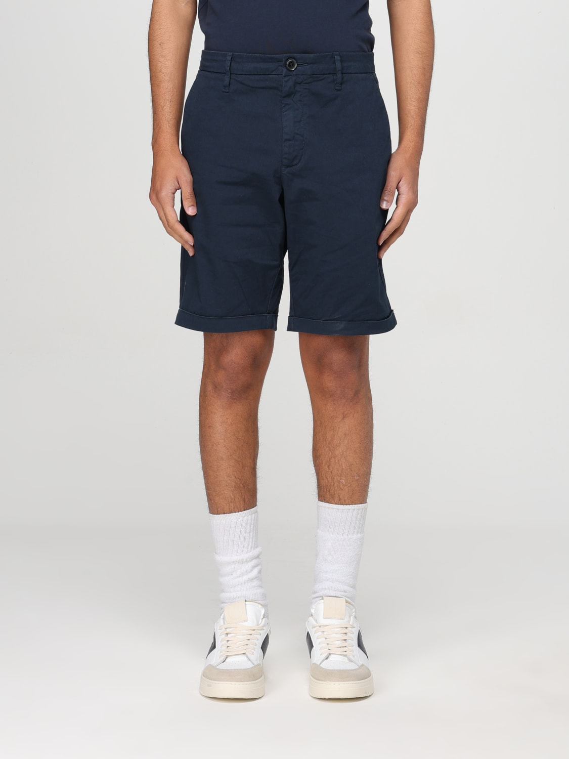 SUN68 PANTALONCINO: Pantaloncino Sun 68 in cotone , Blue Navy - Img 1