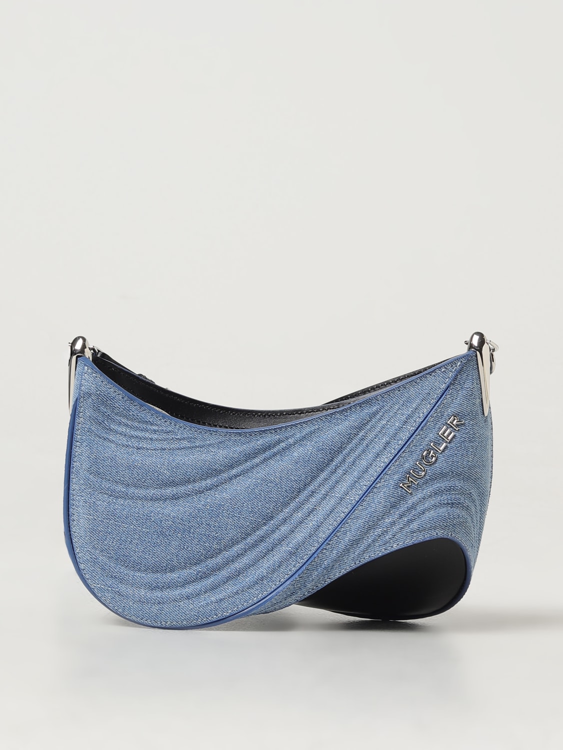 バッグ・カバンその他 MUGLER Woman Mini bag Blue 24P10SA0007211 3074 Mugler Outlet: Handbag woman - Blue | Mugler mini bag
