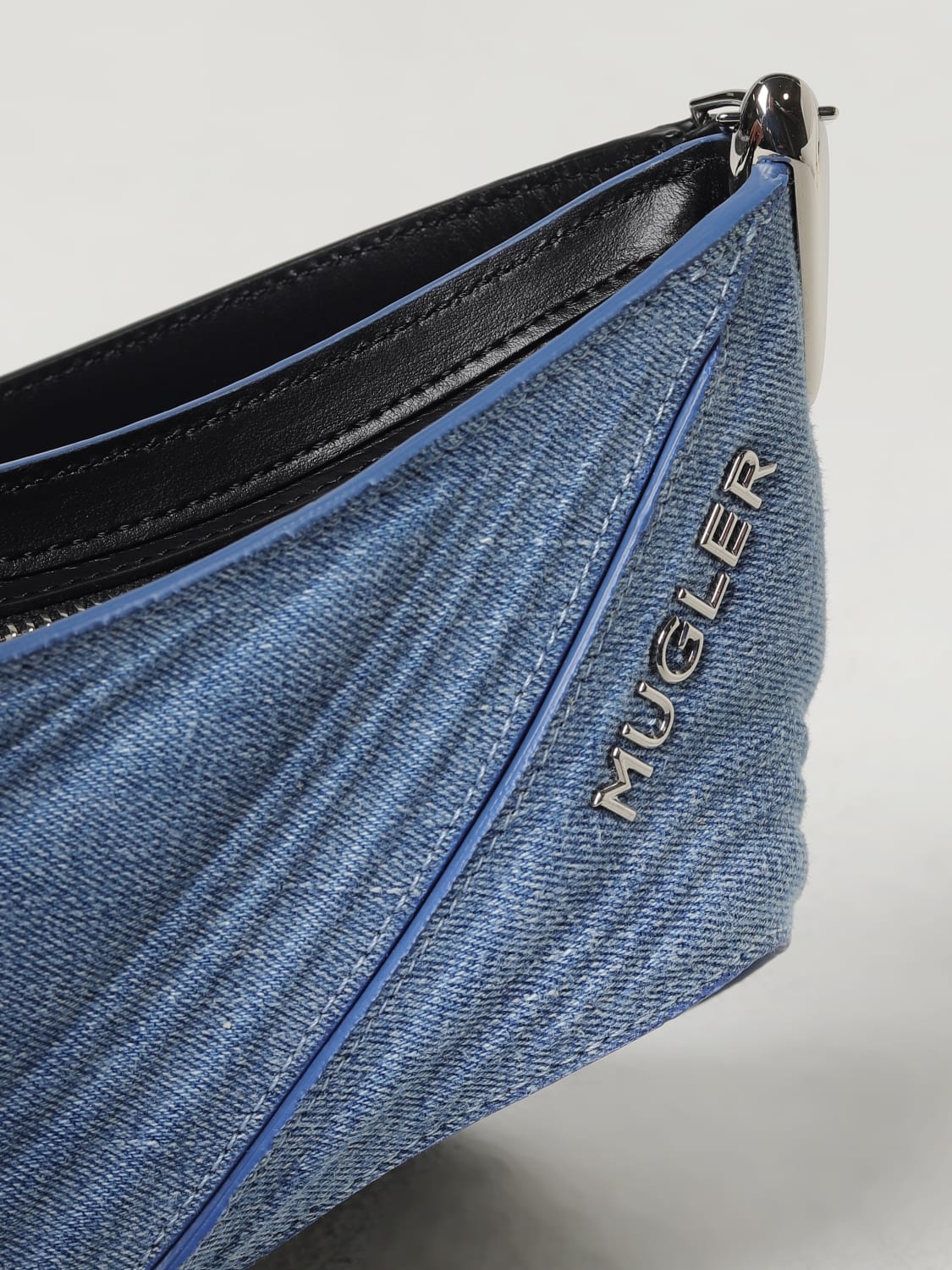 バッグ・カバンその他 MUGLER Woman Mini bag Blue 24P10SA0007211 3074 Mugler Outlet: Handbag woman - Blue | Mugler mini bag