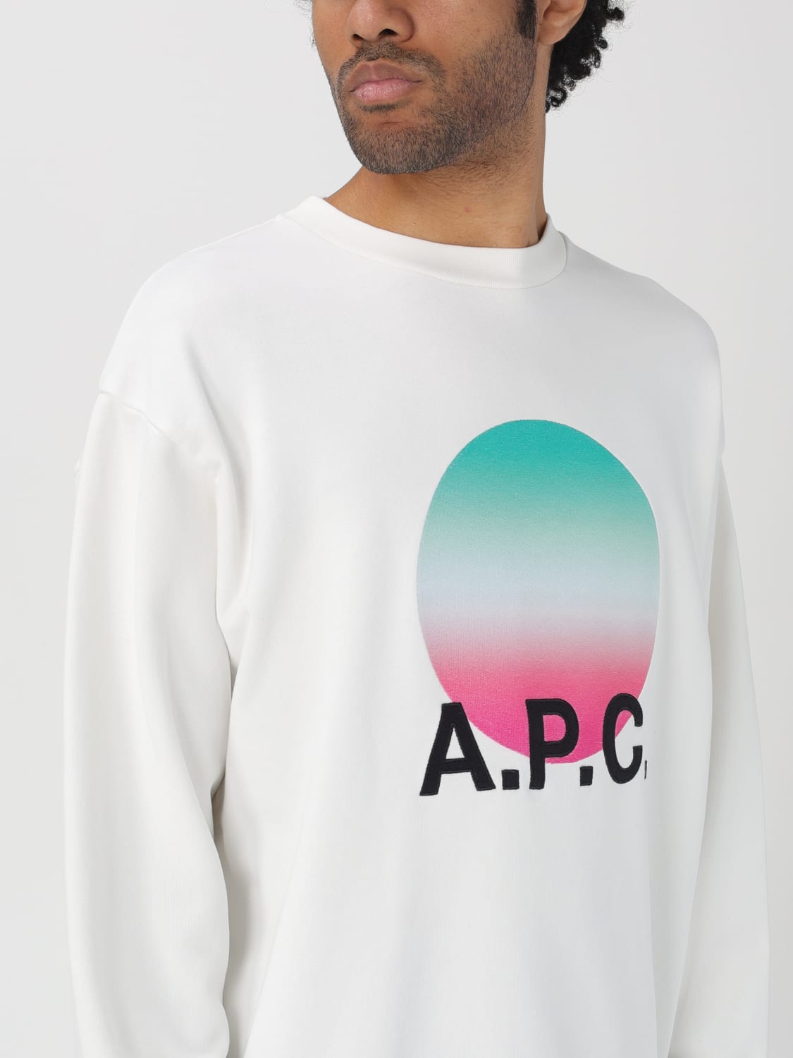 A.P.C. SUDADERA: Sudadera hombre A.P.C., Nata - Img 4