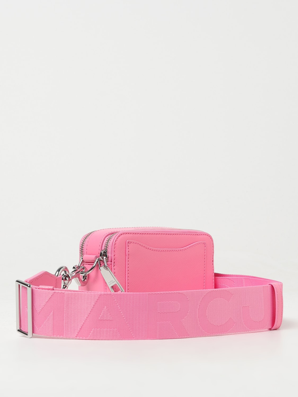 MARC JACOBS BORSA MINI: Borsa The Snapshot Marc Jacobs in pelle saffiano, Rosa - Img 2