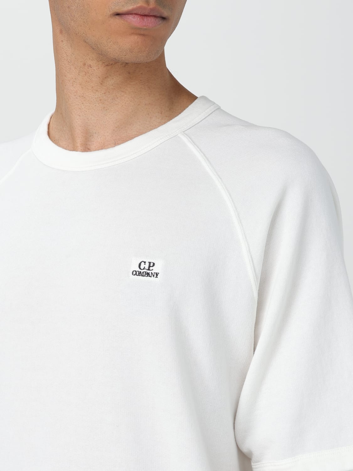 C.P. COMPANY T-SHIRT: Sweatshirt men C.P. Company, White - Img 3