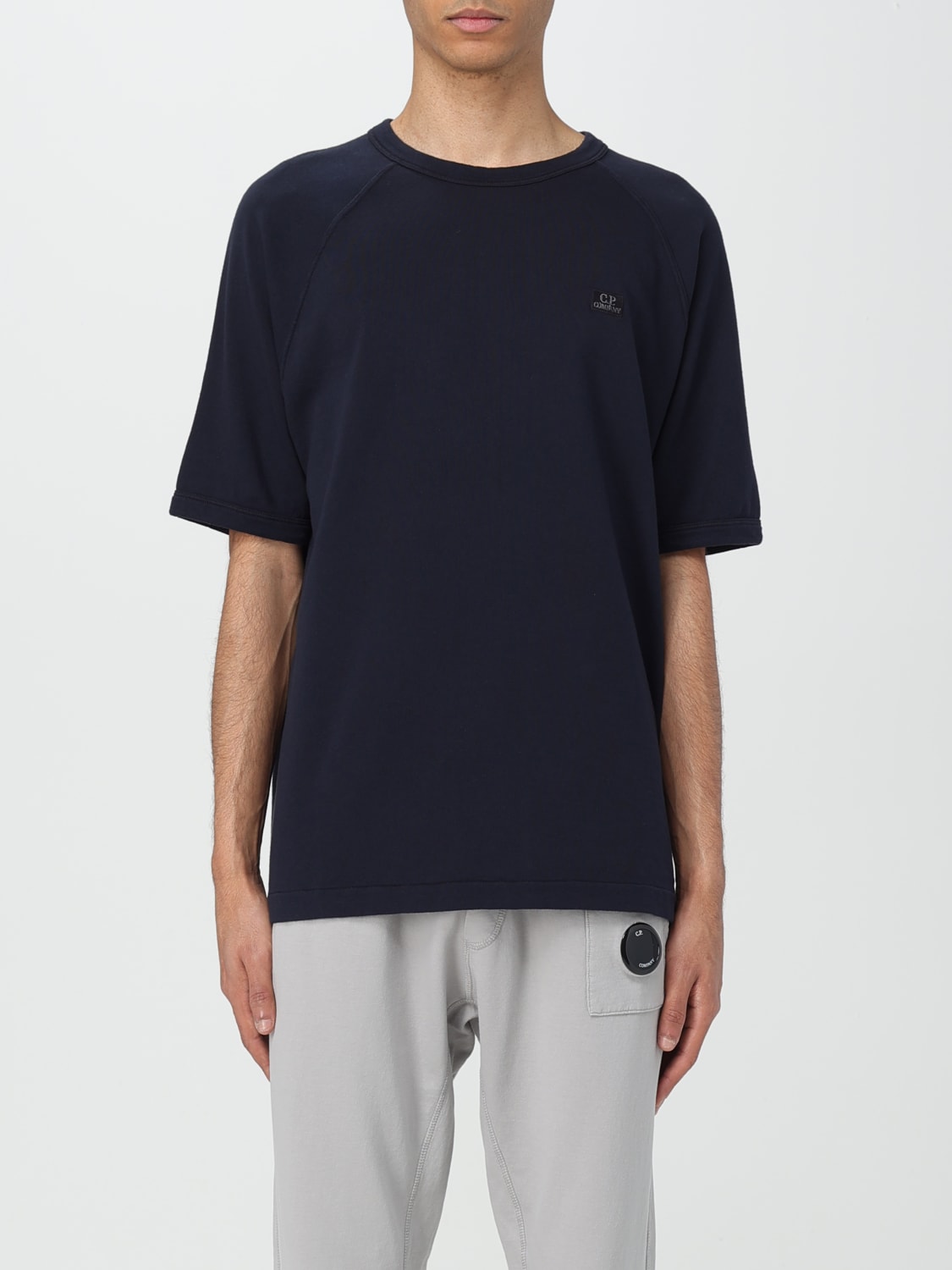 C.P. COMPANY T-SHIRT: Sweatshirt men C.P. Company, Blue - Img 1