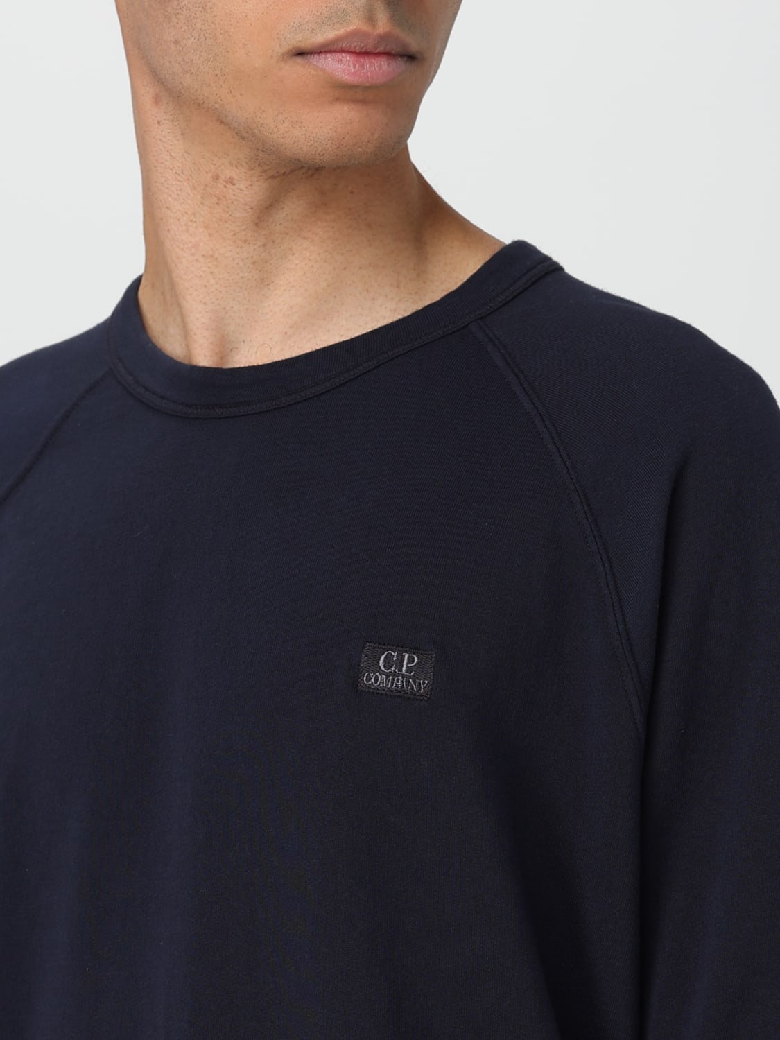 C.P. COMPANY T-SHIRT: Sweatshirt men C.P. Company, Blue - Img 3