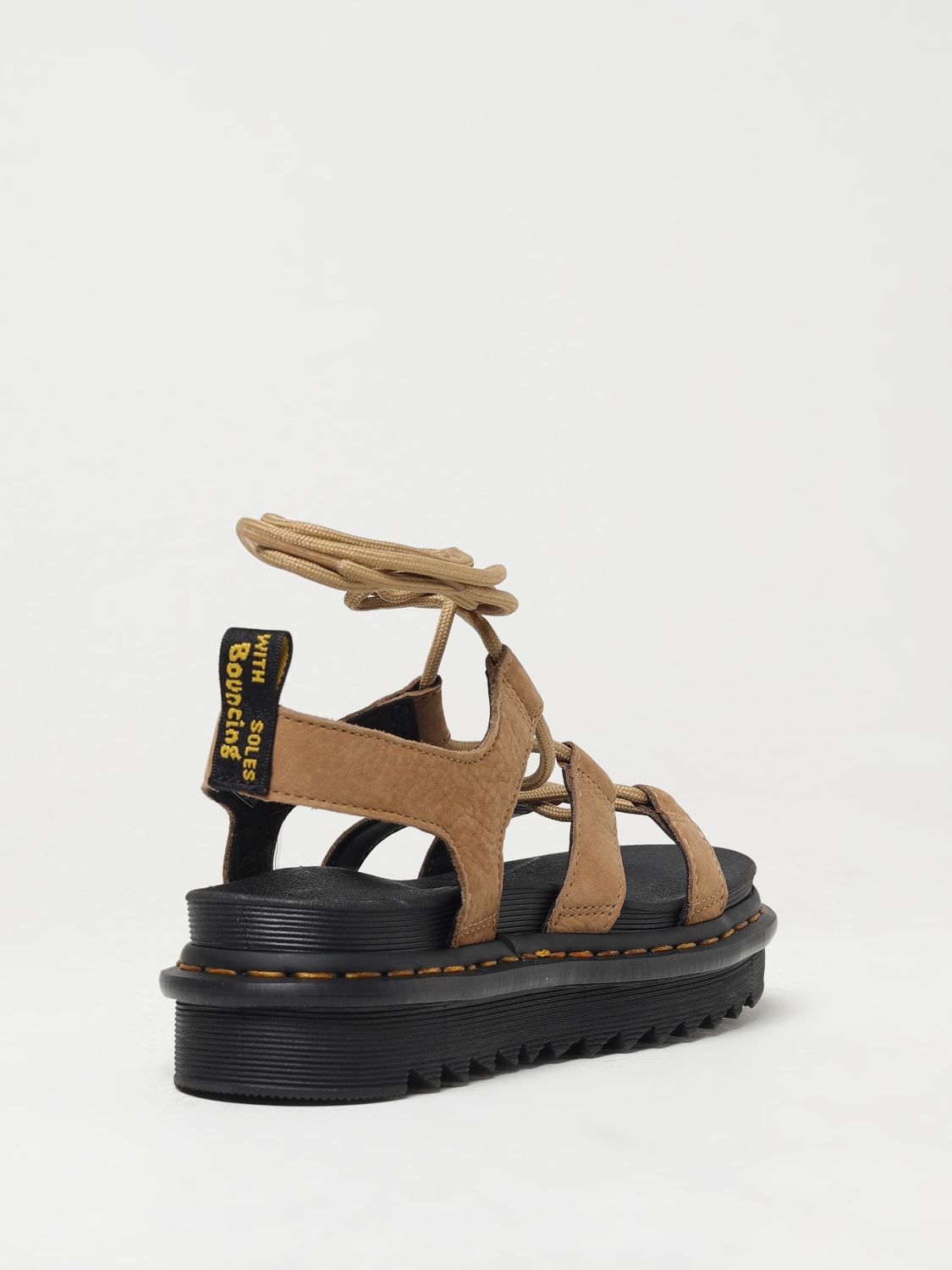 Dr martens sandals brown online