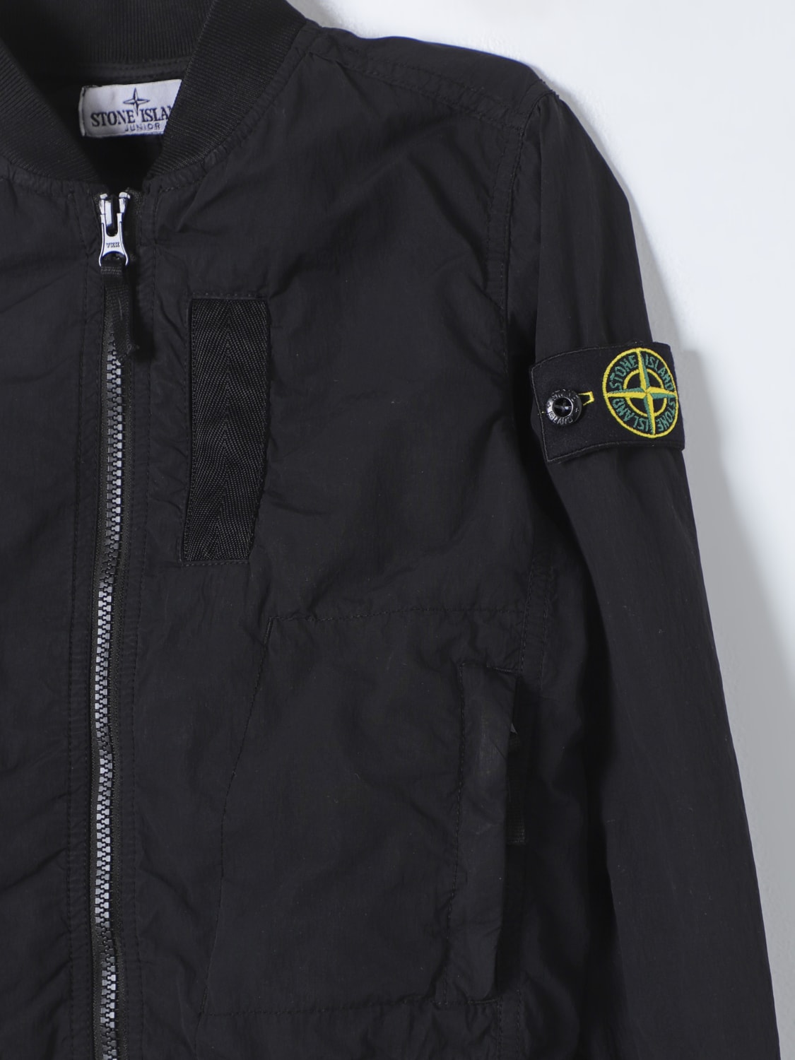 Stone Island Junior Nylon Metal Overshirt - Black | eBay