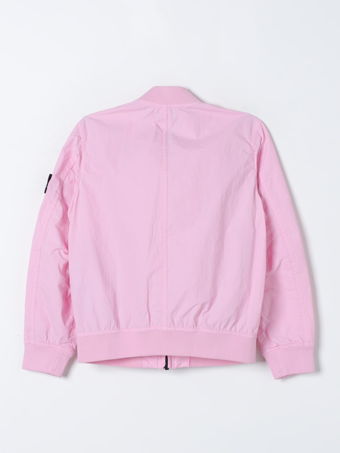 Stone island bomber jacket pink on sale