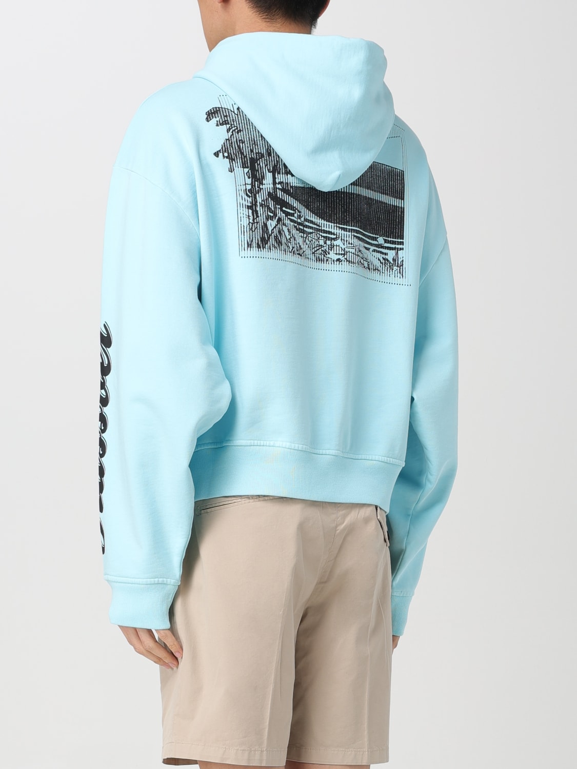 RASSVET SWEATSHIRT: Rassvet men's hoodie, Blue - Img 2