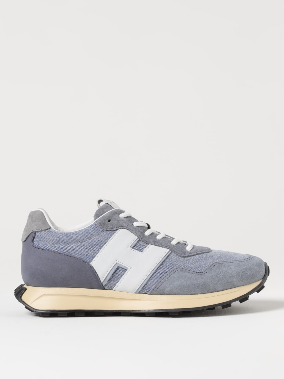 Giglio Sneakers H601 Hogan in camoscio e denim