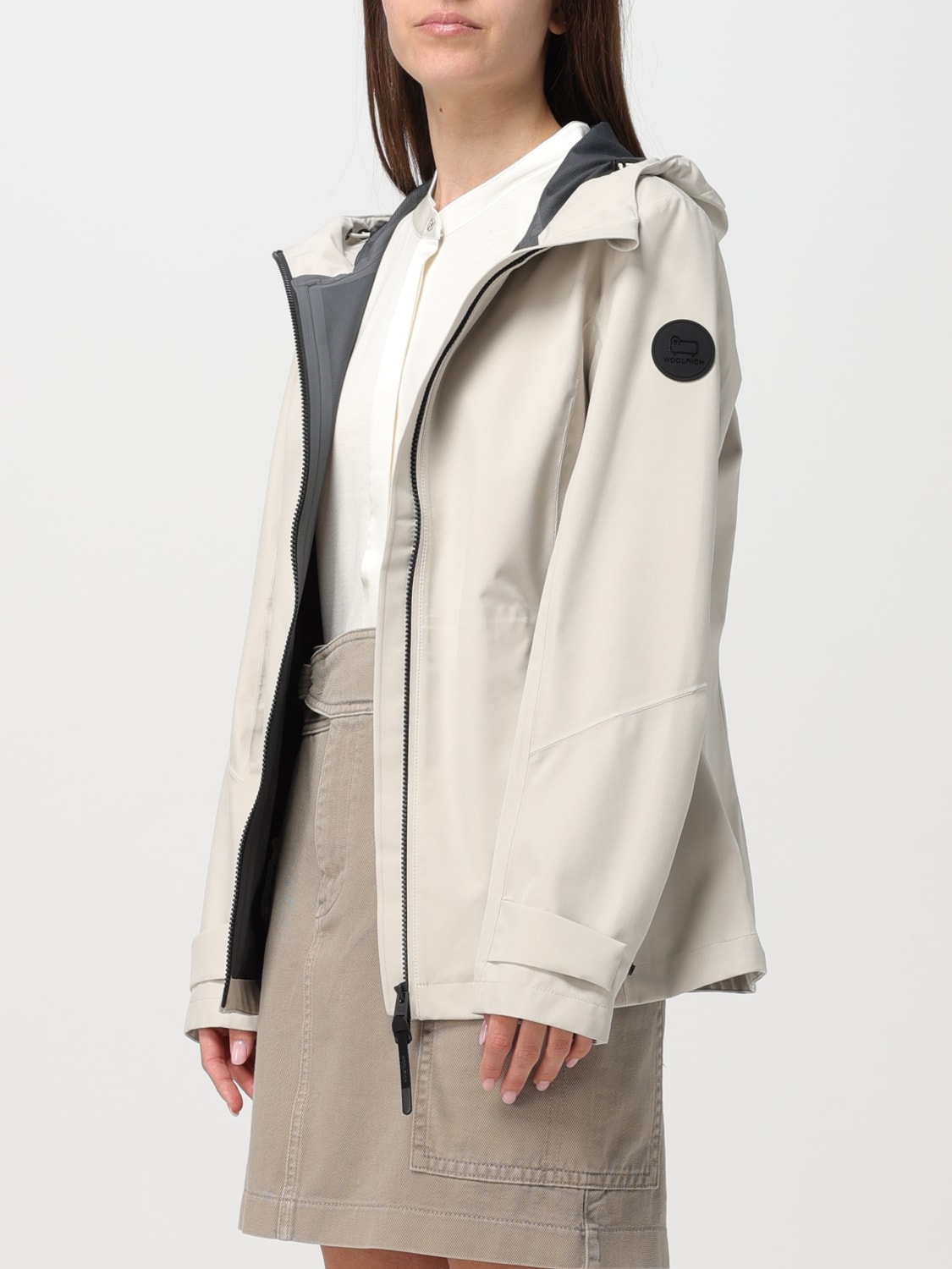 WOOLRICH：コート レディース - ベージュ | GIGLIO.COMオンラインの ...