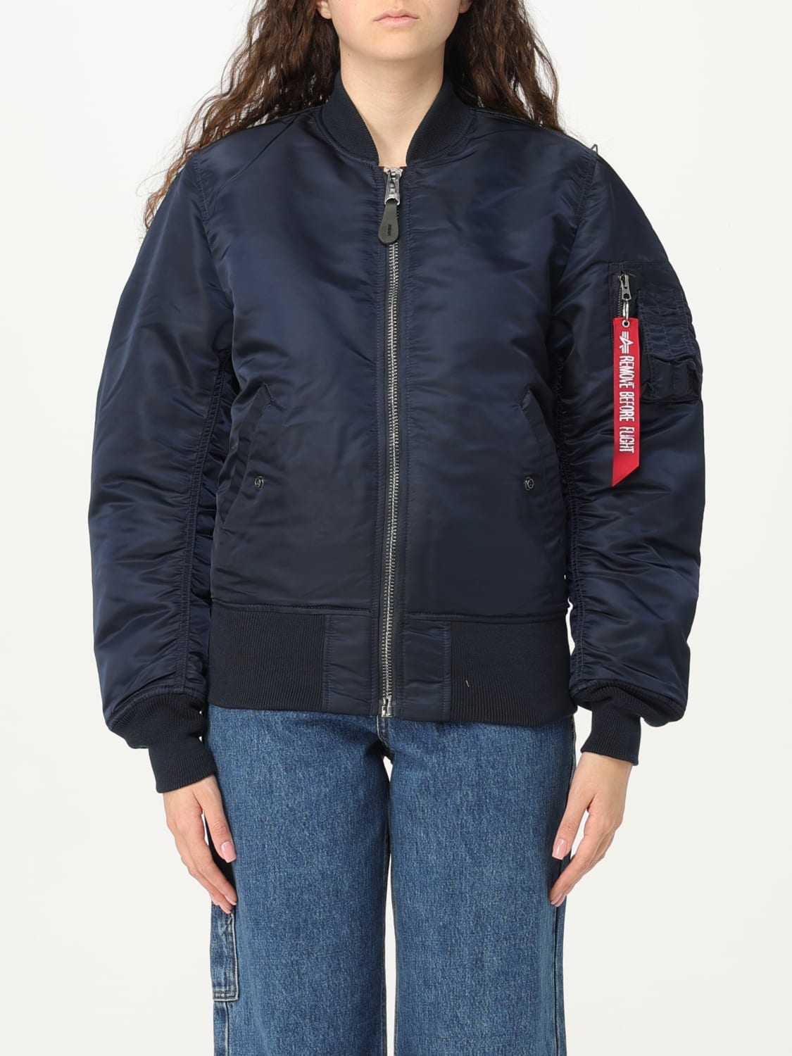 ALPHA INDUSTRIES JACKET: Jacket woman Alpha Industries, Blue - Img 1