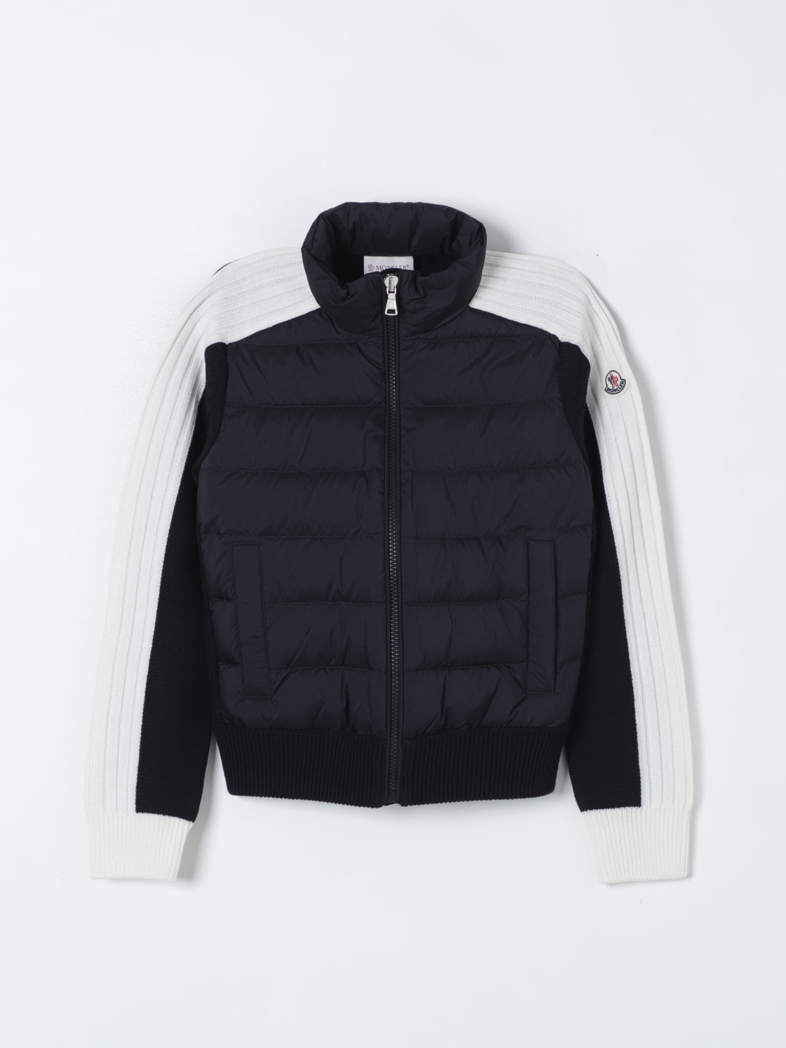 MONCLER 스웨터: 스웨터 남아 Moncler, 블루 - Img 1