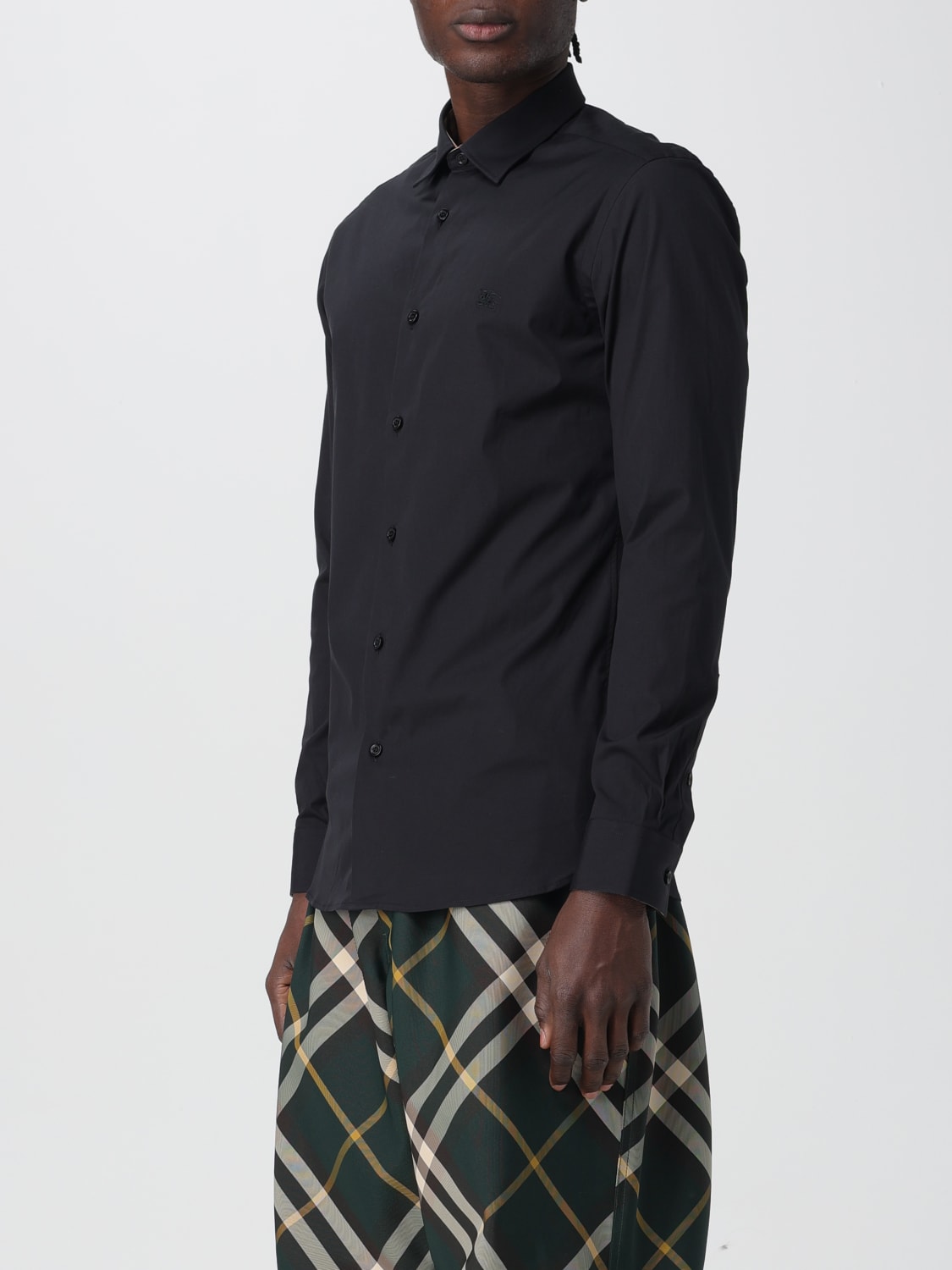 BURBERRY CAMISA: Camisa hombre Burberry, Negro - Img 4