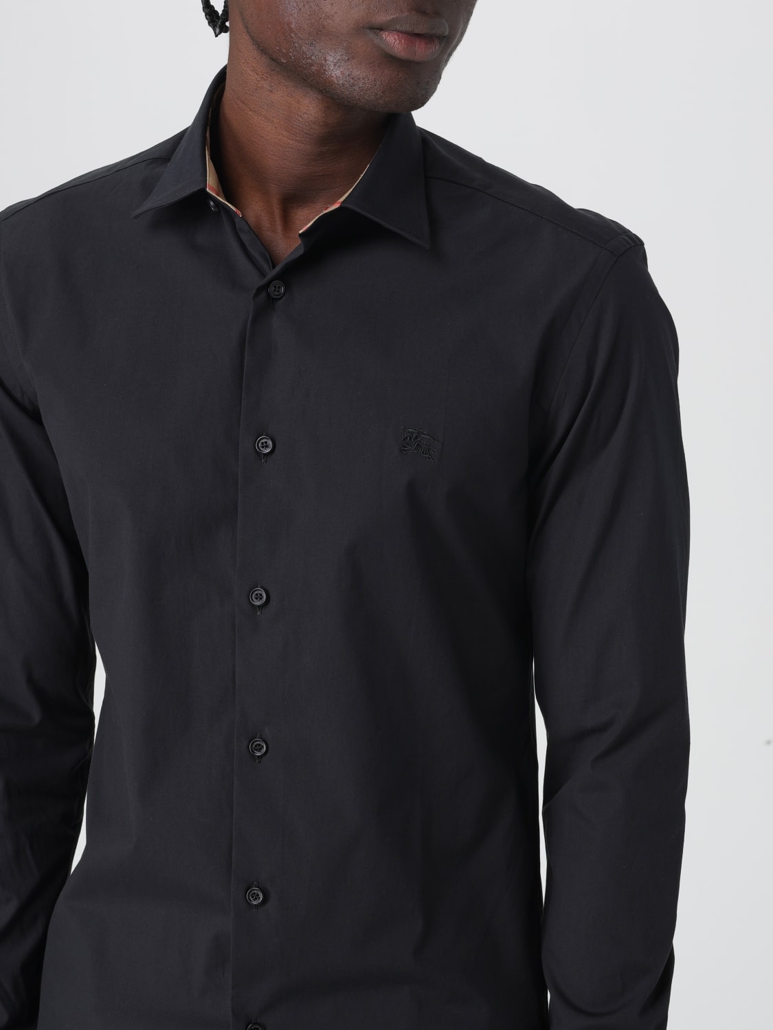 BURBERRY CAMISA: Camisa hombre Burberry, Negro - Img 5