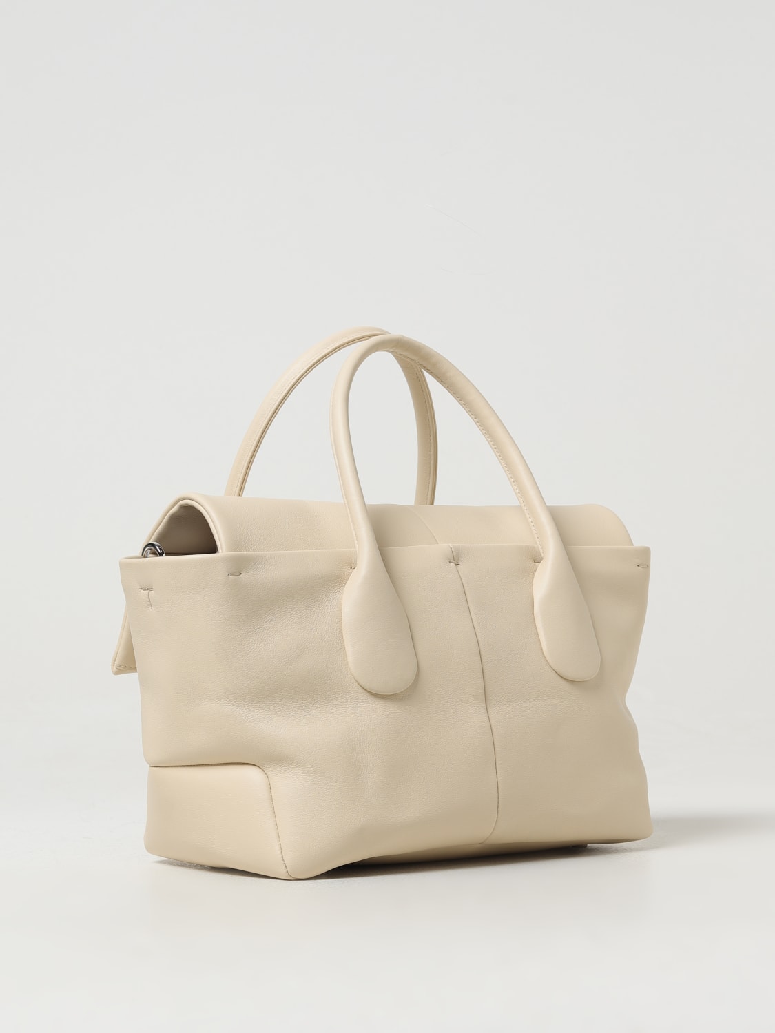 TOD'S BORSA A MANO: Borsa Tod's in pelle nappata, Bianco - Img 2