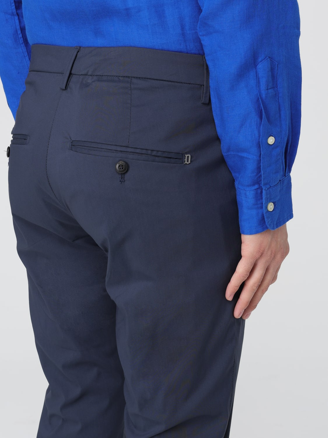 DONDUP PANTS: Pants men Dondup, Blue - Img 3