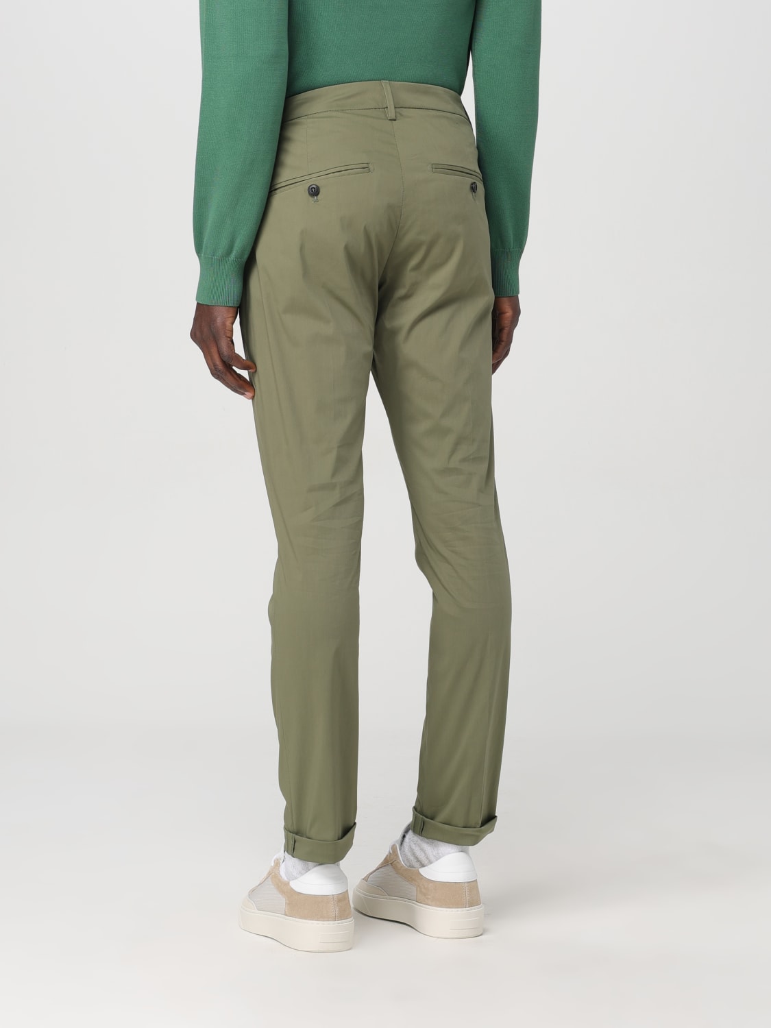 DONDUP PANTS: Pants men Dondup, Green - Img 2