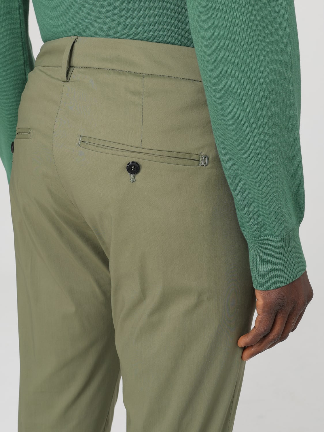 DONDUP PANTS: Pants men Dondup, Green - Img 3