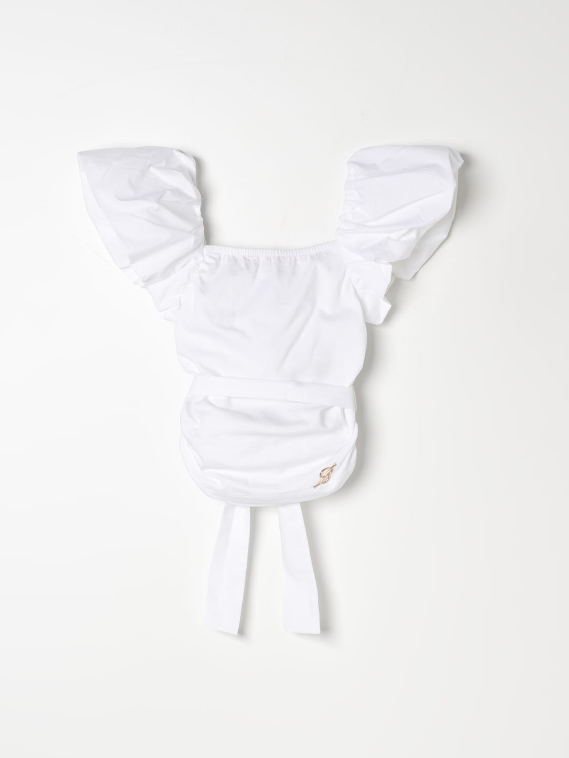 MISS BLUMARINE TOP: T-shirt kids Miss Blumarine, White - Img 1