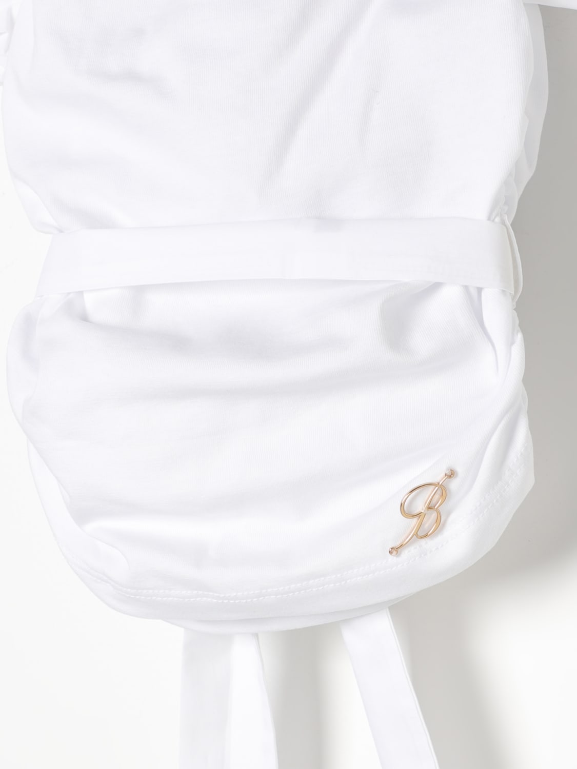 MISS BLUMARINE TOP: T-shirt kids Miss Blumarine, White - Img 3