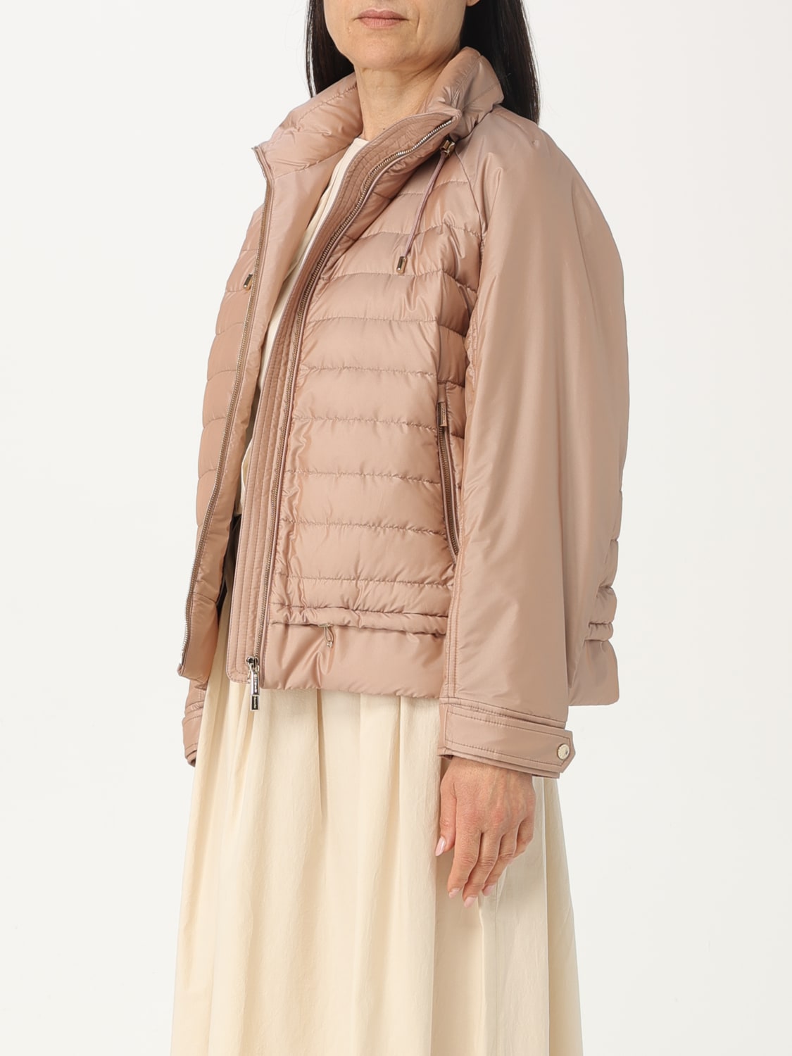 ジャケット MOORER Woman Jacket Sand DANIELLETHC U0080 Moorer Outlet: Jacket woman - Sand | Moorer jacket