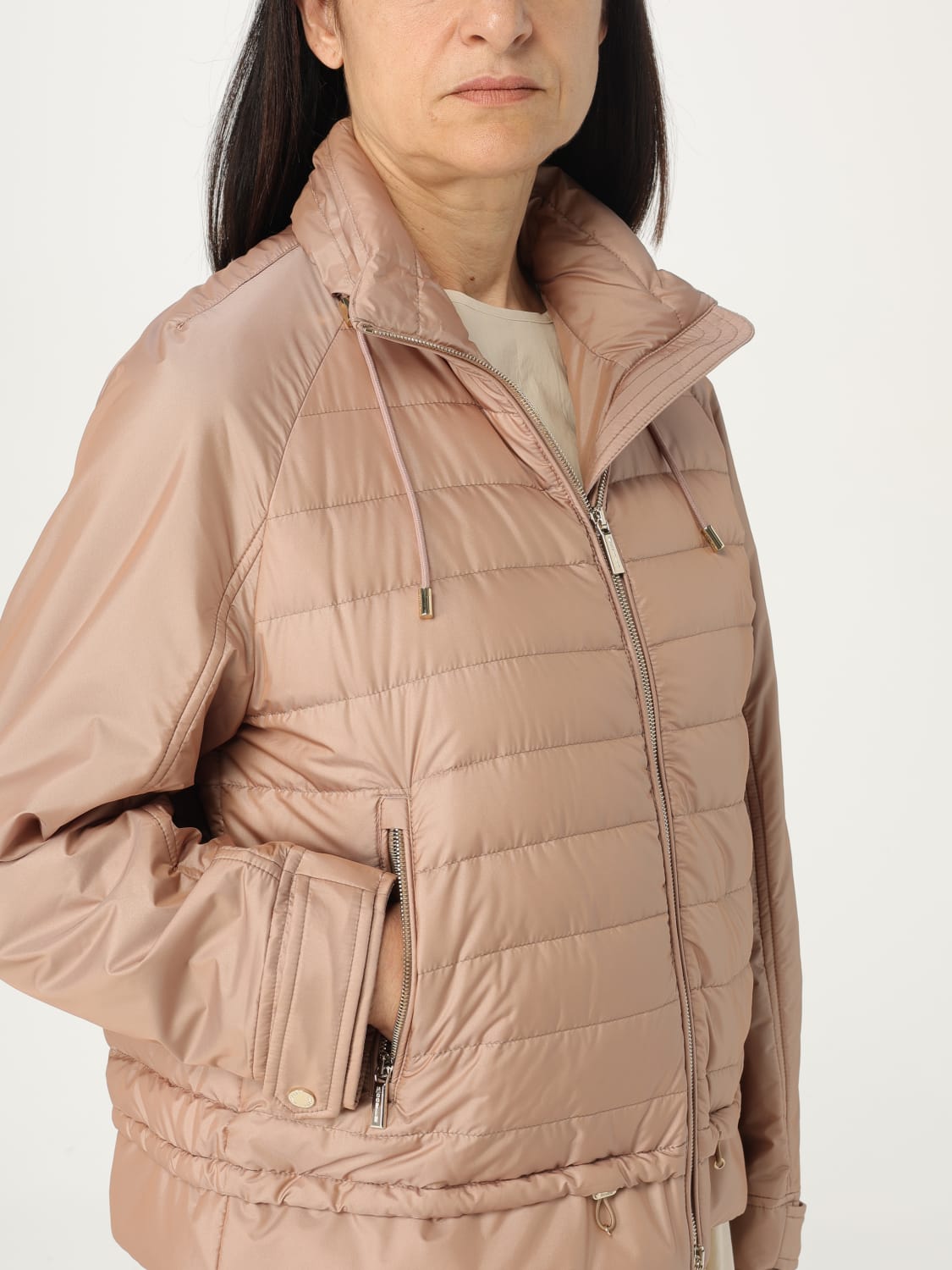 ジャケット MOORER Woman Jacket Sand DANIELLETHC U0080 Moorer Outlet: Jacket woman - Sand | Moorer jacket