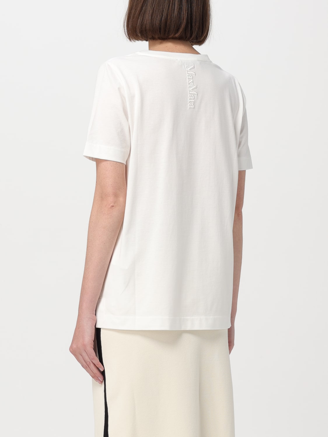 'S MAX MARA T-SHIRT: T-shirt woman 's Max Mara, White 1 - Img 2