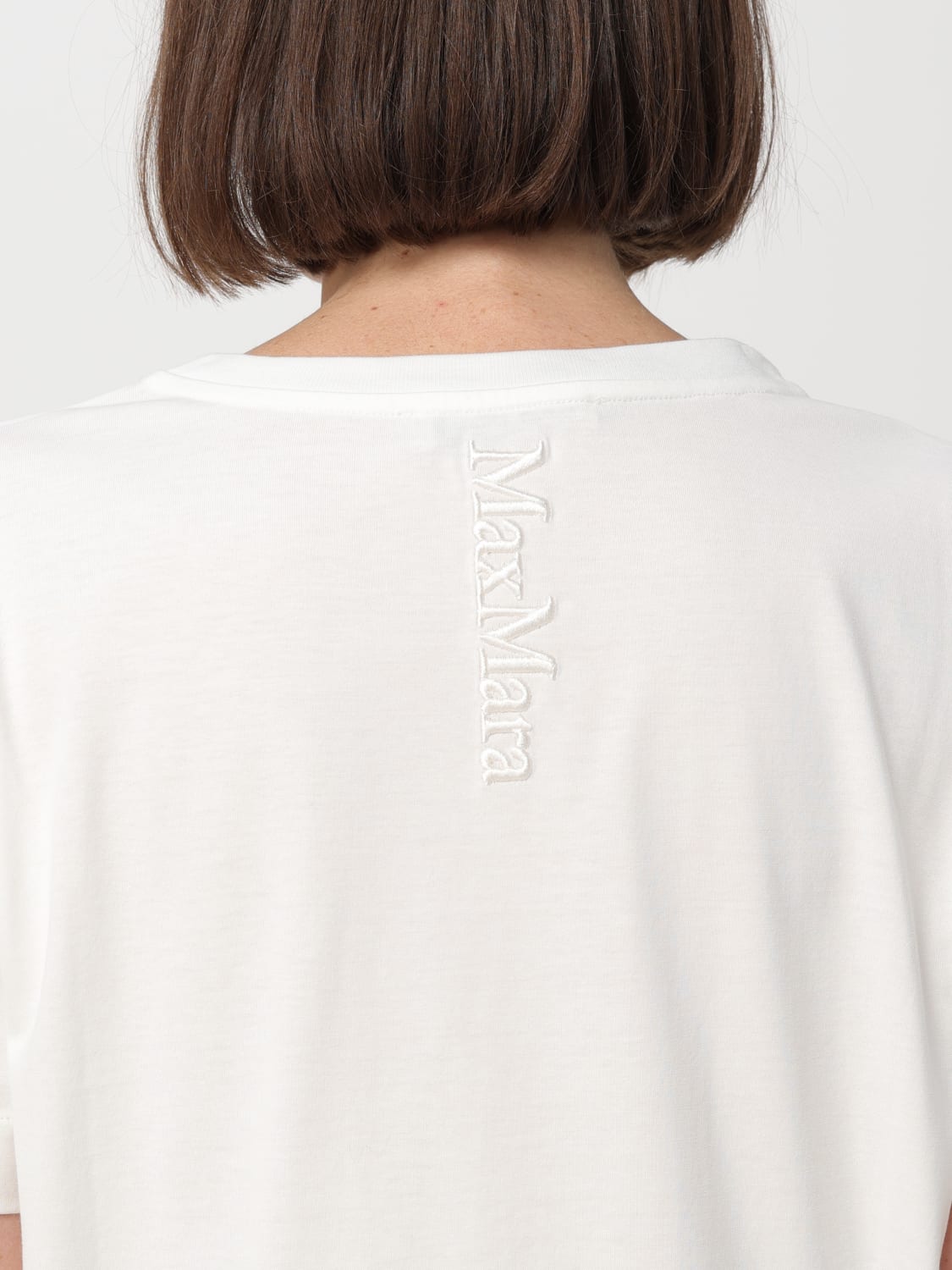 'S MAX MARA T-SHIRT: T-shirt woman 's Max Mara, White 1 - Img 4