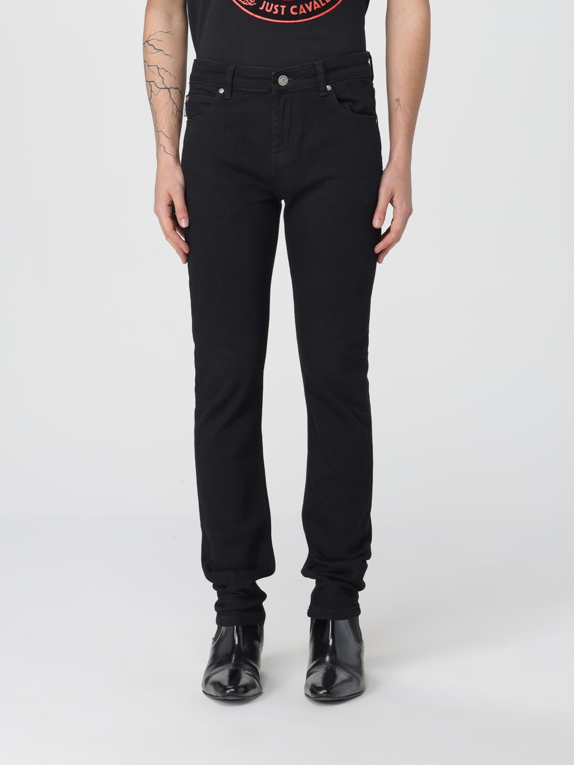 JUST CAVALLI Jeans homme Noir Jeans Just Cavalli 76OAB5J0CDW48 en ligne sur GIGLIO.COM