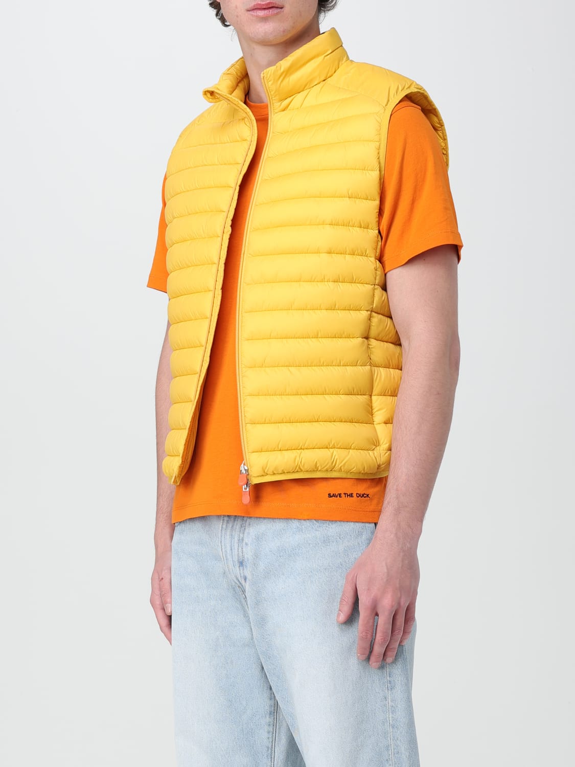 SAVE THE DUCK SUIT VEST: Save The Duck men's vest, Yellow - Img 3