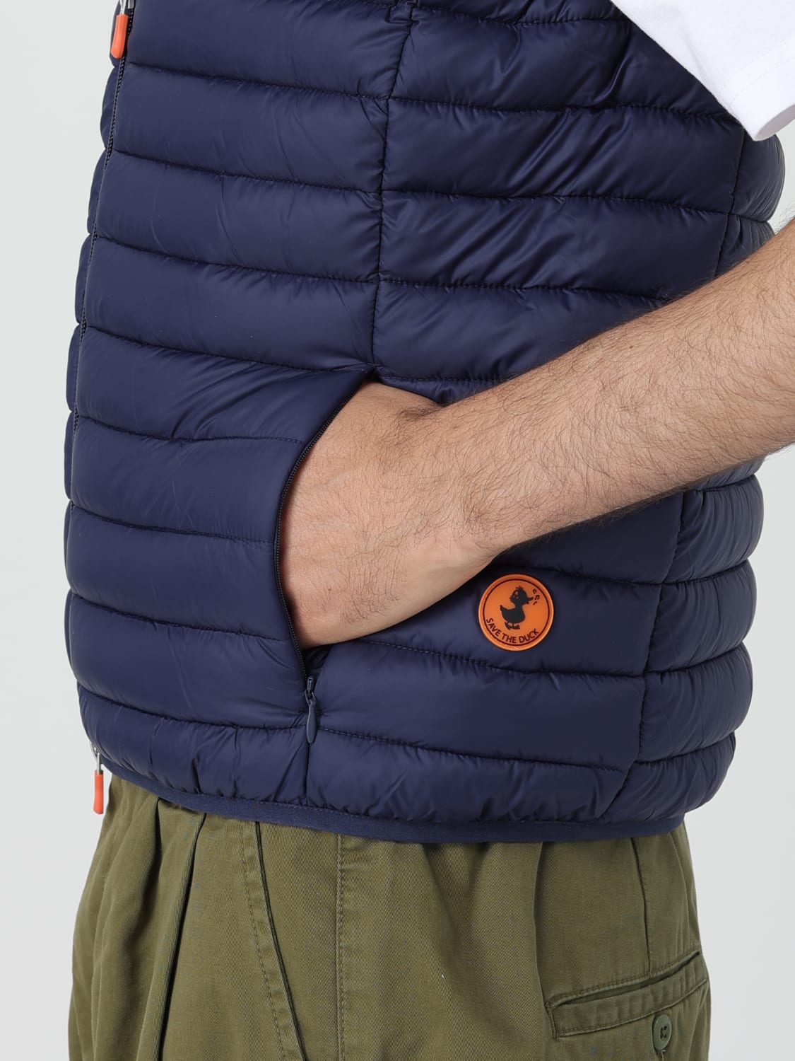 SAVE THE DUCK SUIT VEST: Save The Duck men's vest, Blue - Img 4