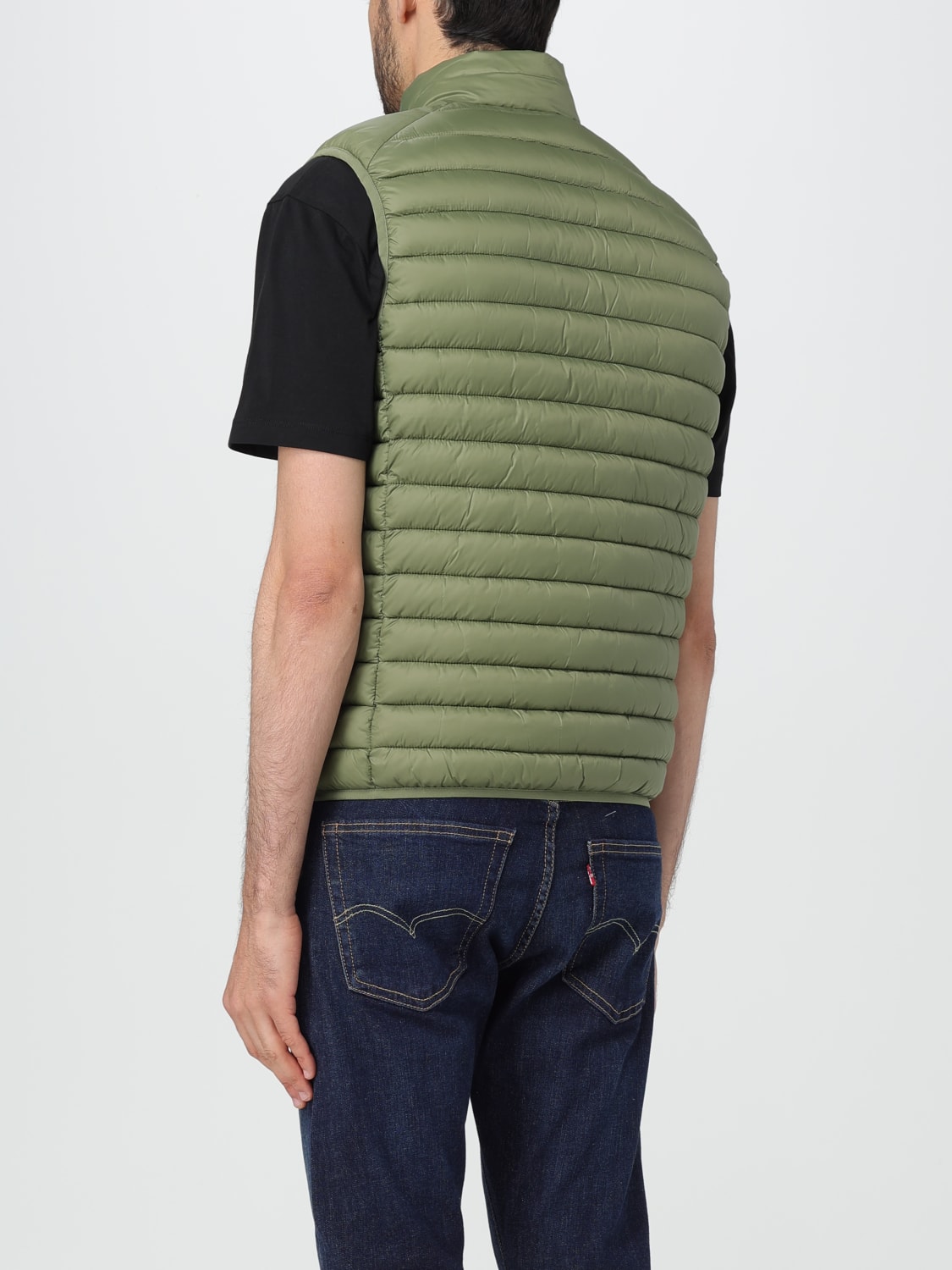 SAVE THE DUCK SUIT VEST: Save The Duck men's vest, Green - Img 2