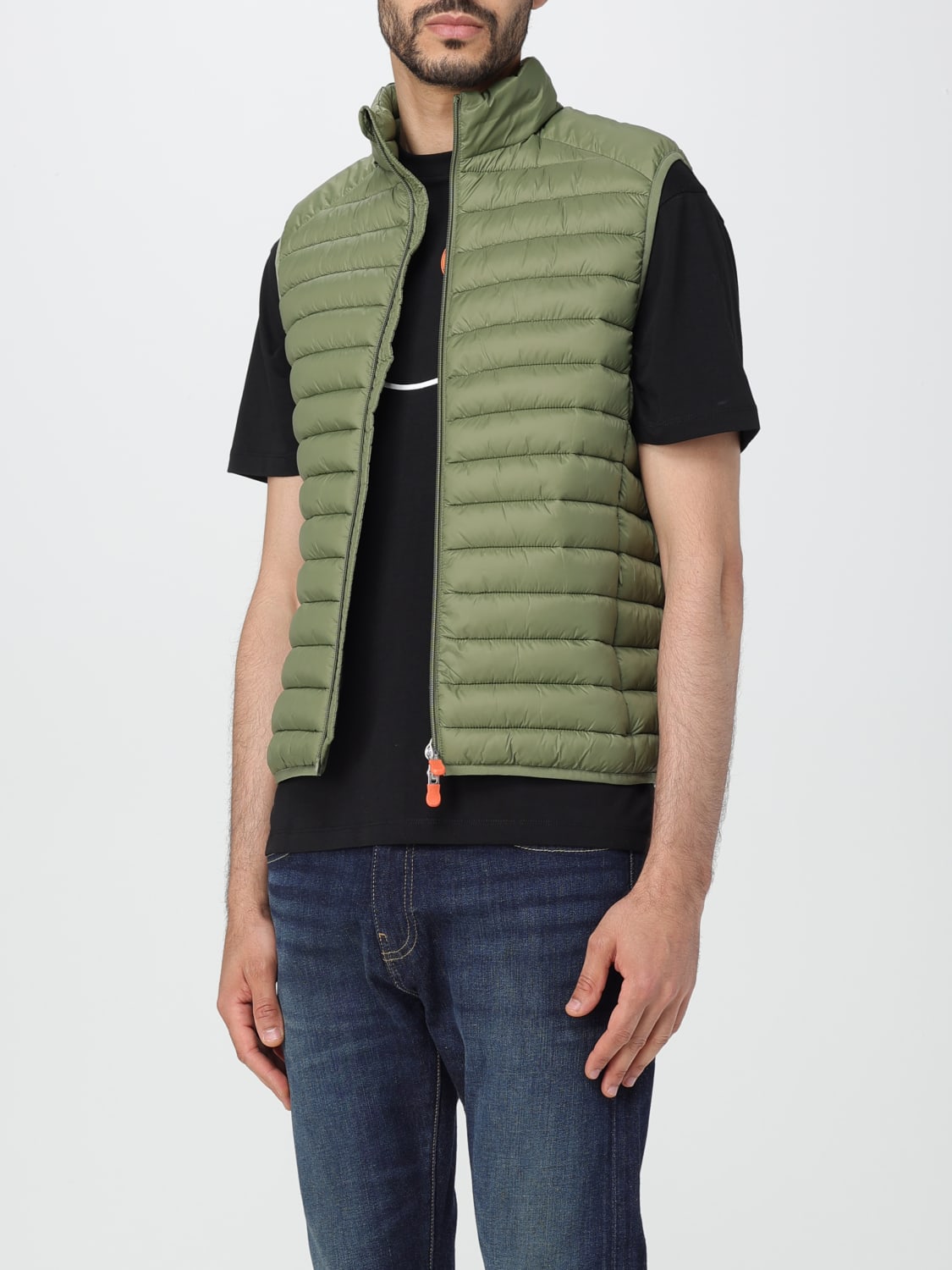 SAVE THE DUCK SUIT VEST: Save The Duck men's vest, Green - Img 3