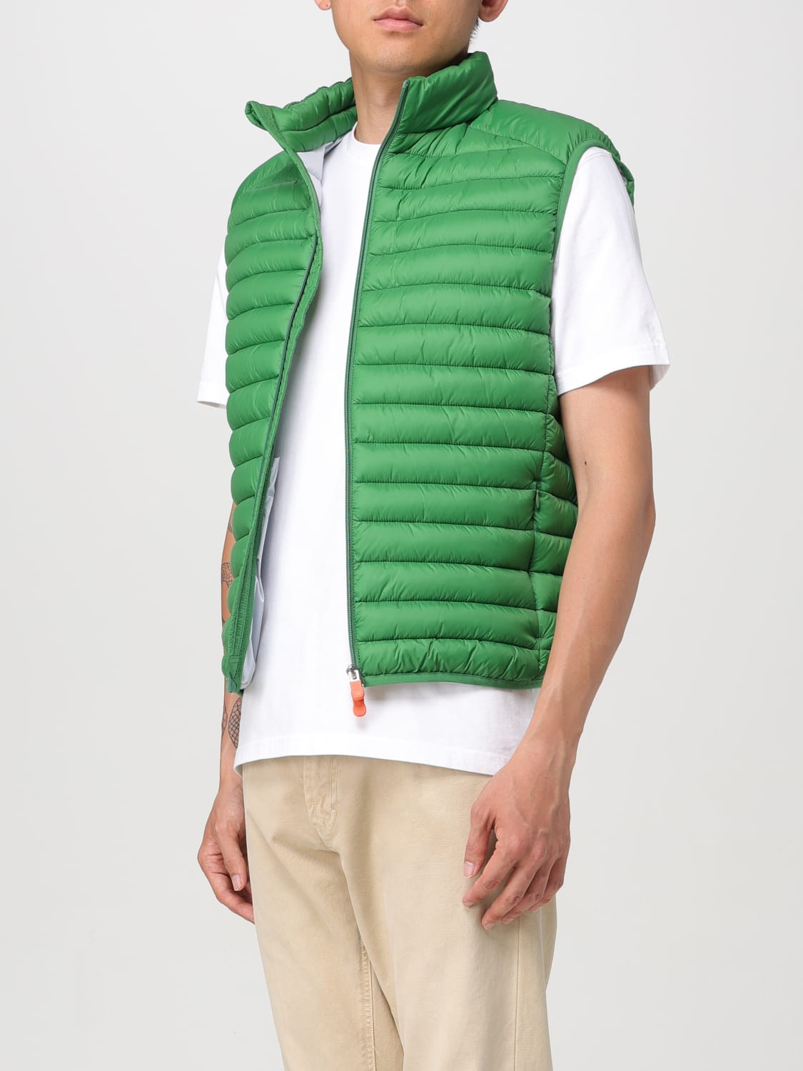 SAVE THE DUCK GILET: Veste homme Save The Duck, Vert Sapin - Img 3